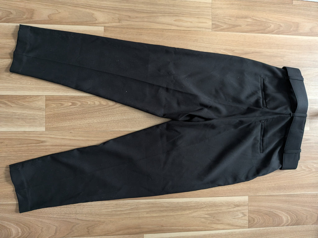 Vero Moda Side Buckle Trousers, Black, Size M/38, Very Good Condition