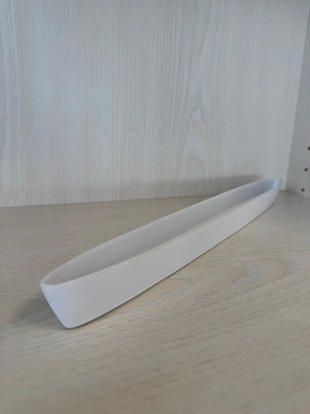 ASA Selection Servierplatte Porzellan Weiß 40 cm schlank – sehr guter Zustand