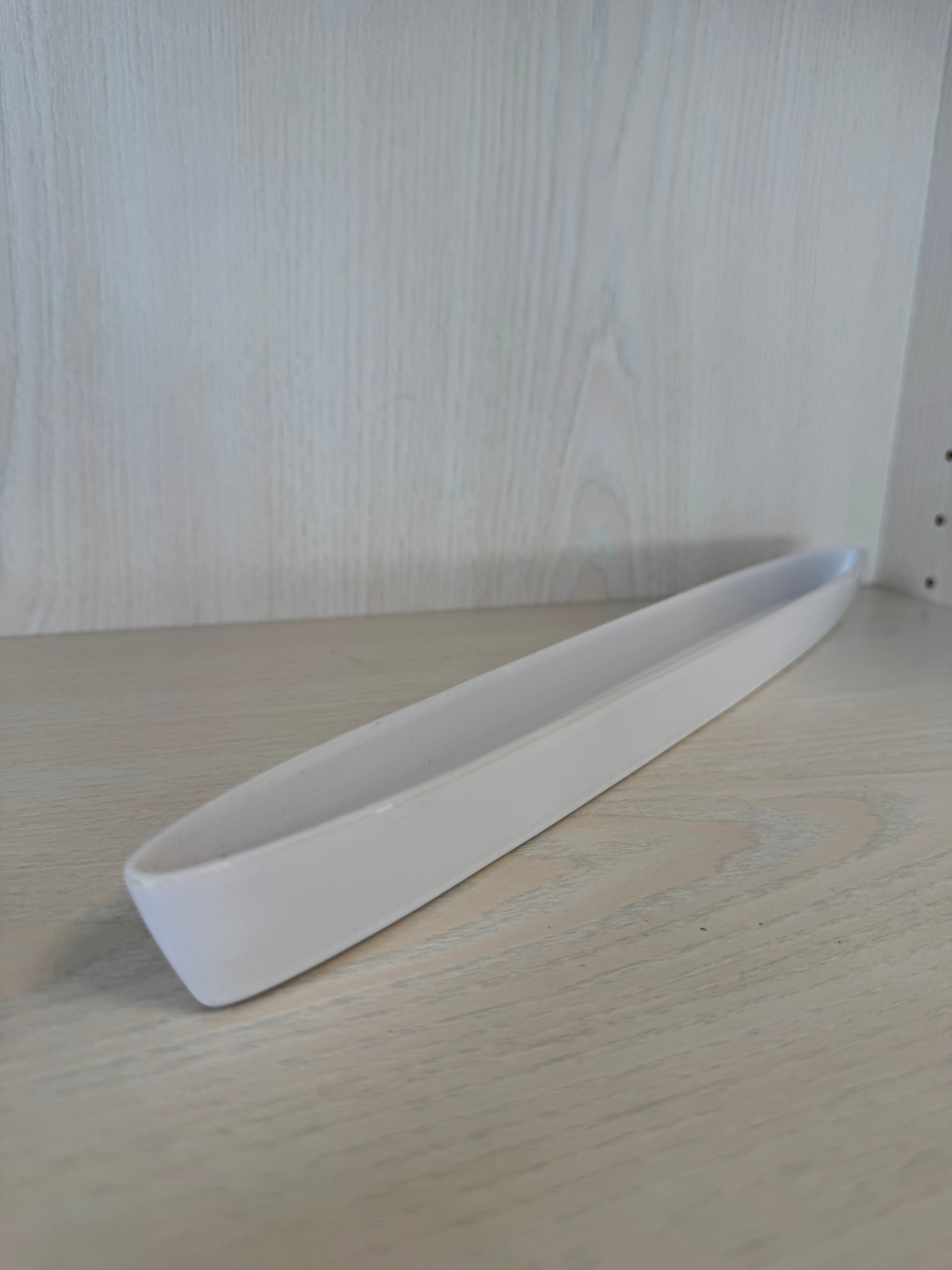 ASA Selection Servierplatte Porzellan Weiß 40 cm schlank – sehr guter Zustand