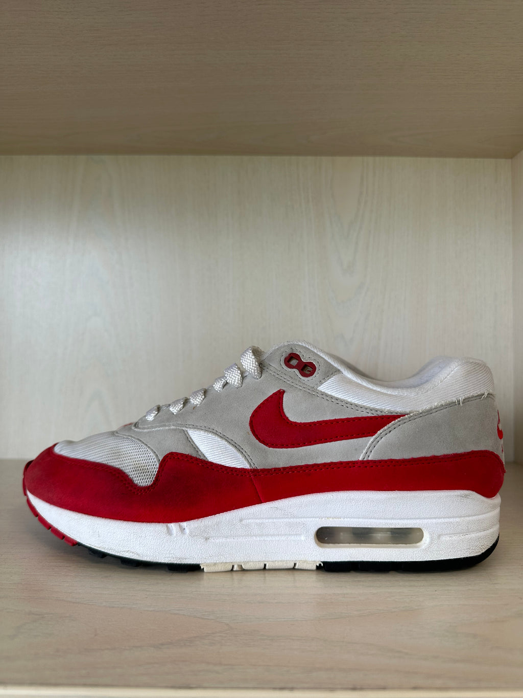 Nike Air Max 1 Anniversary University Red EU 42 Wie Neu