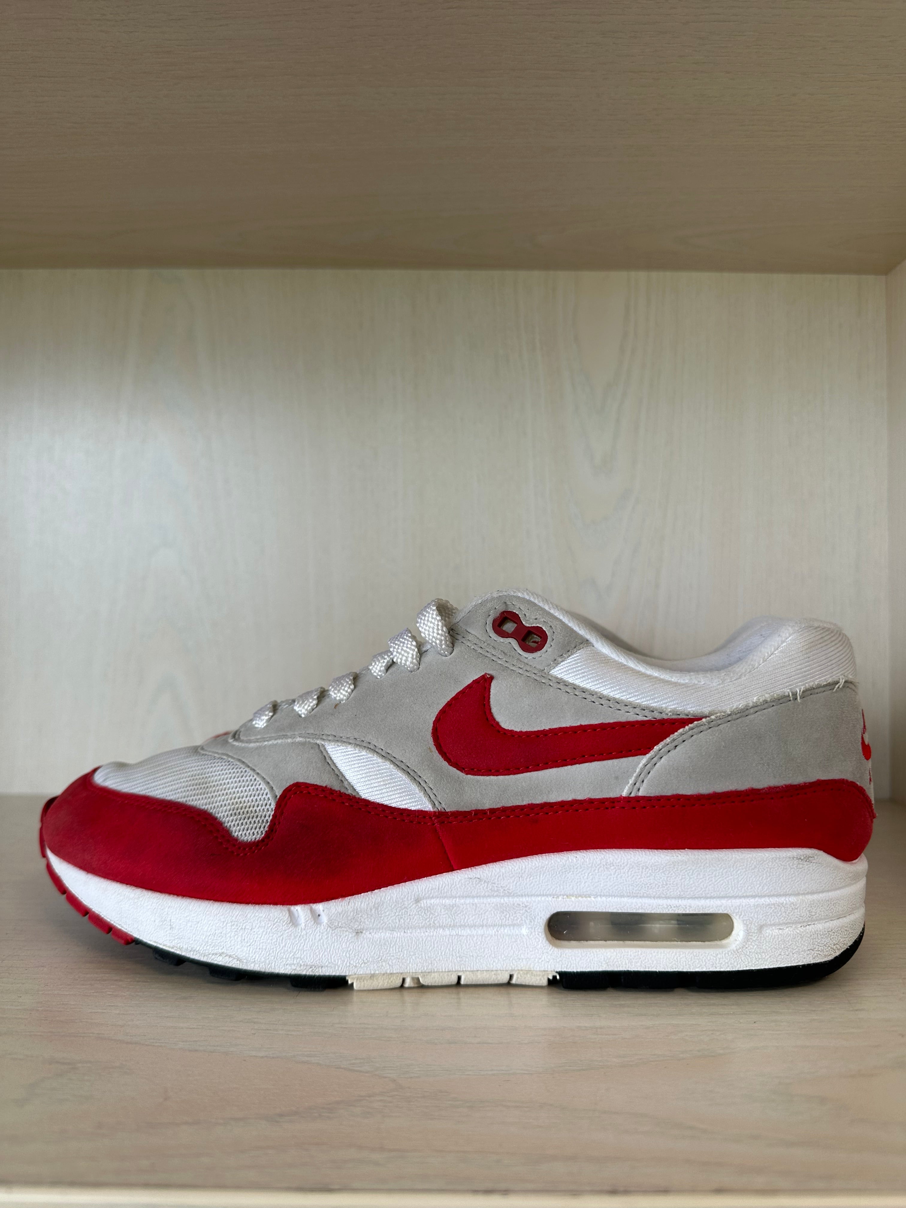 Nike Air Max 1 Anniversary University Red EU 42 Wie Neu