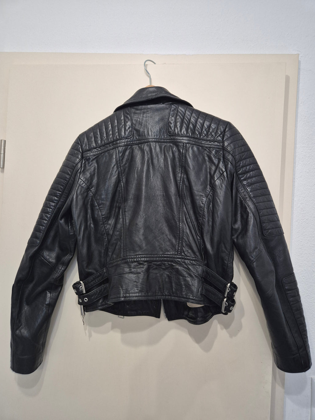 VERO MODA Vimalicia Lederjacke – Schwarz, Gr. S, Sehr gut