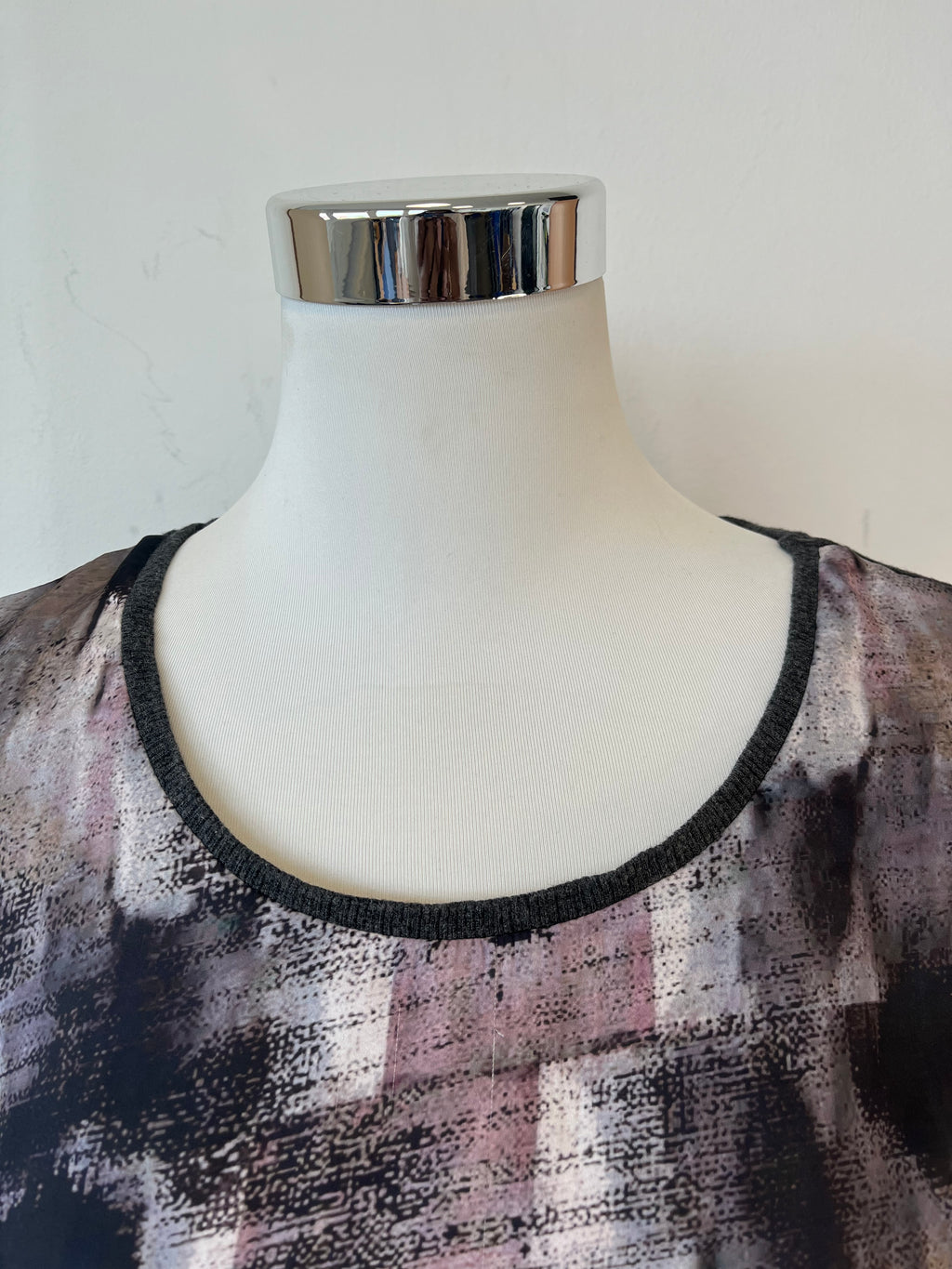 Soyaconcept Tunic Blouse – Black, Brass Buttons, Size M, Good Condition