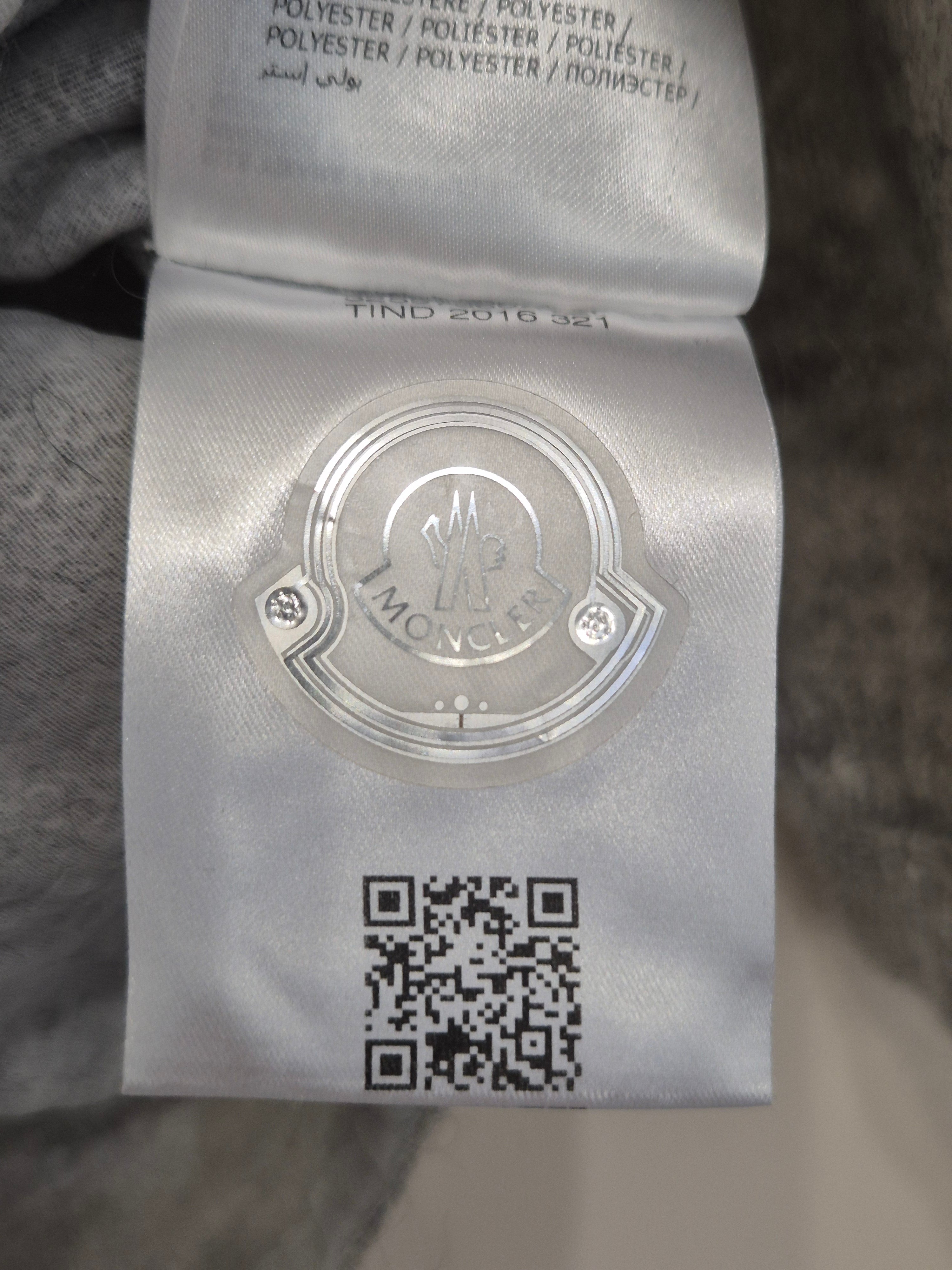 Moncler Tricot Girocollo Pullover Light Gray S Sehr Gut