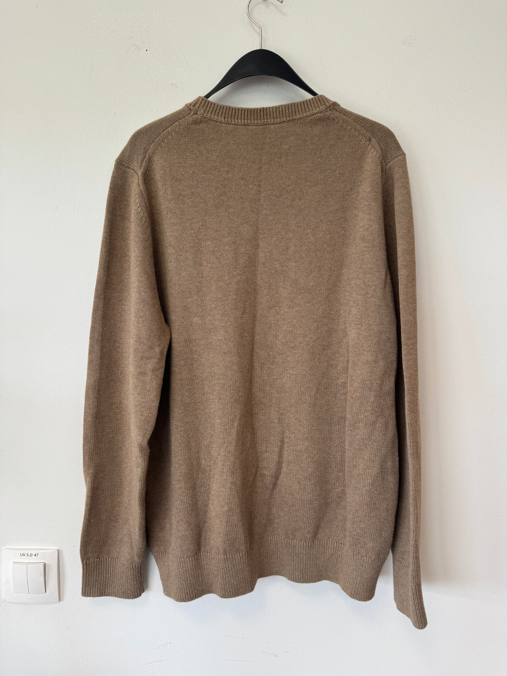 s.Oliver Crew-Neck Pullover Beige Size M – Very Good, 100% Cotton