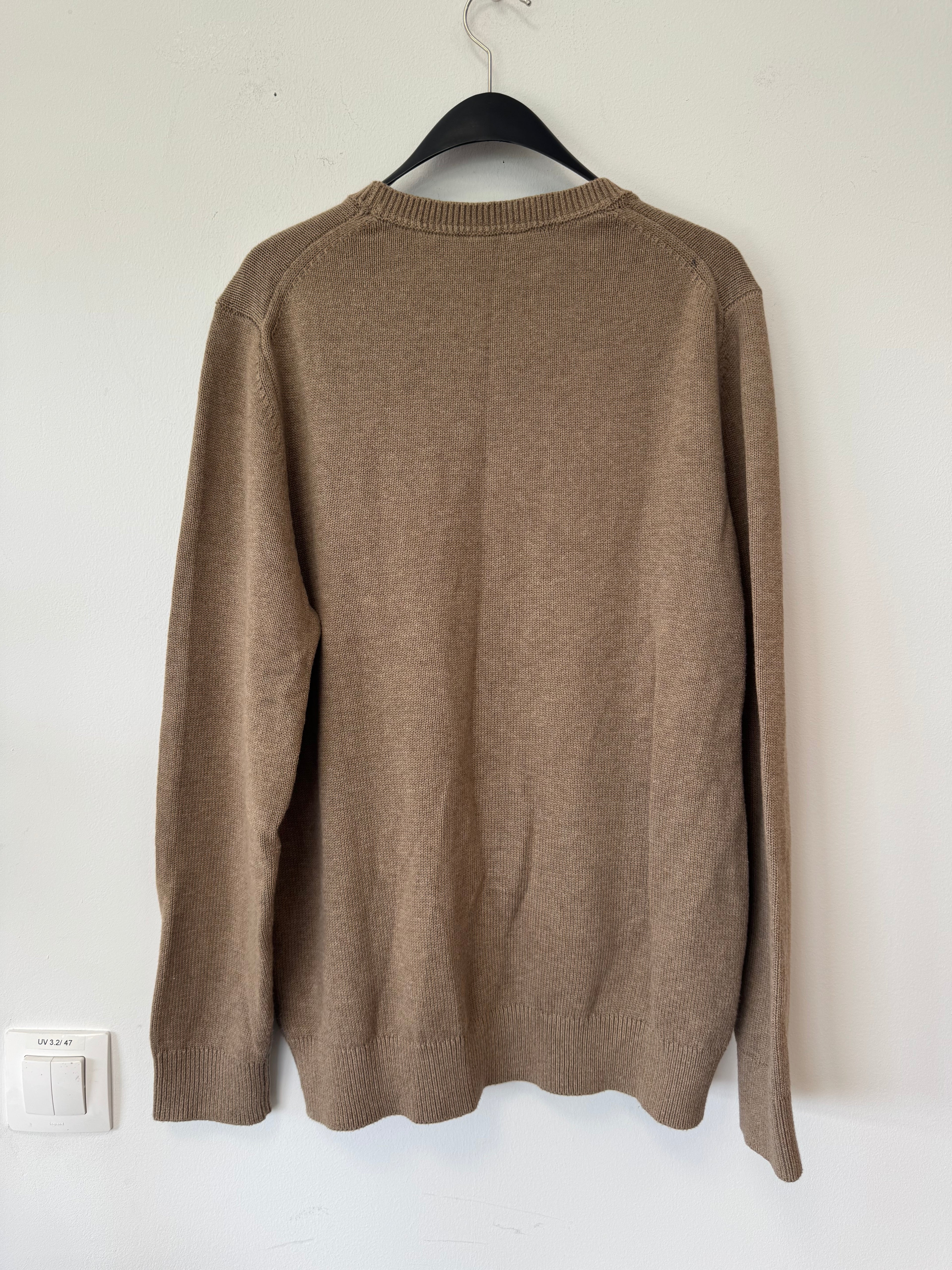 s.Oliver Crew-Neck Pullover Beige Size M – Very Good, 100% Cotton