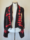 Benti Cardigan – Wasserfall, Jacquard Navajo Muster, Gr. M, Neu