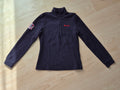 Odlo Damen XS Schwarz Microfleece 1/2-Zip Pullover – warm & atmungsaktiv