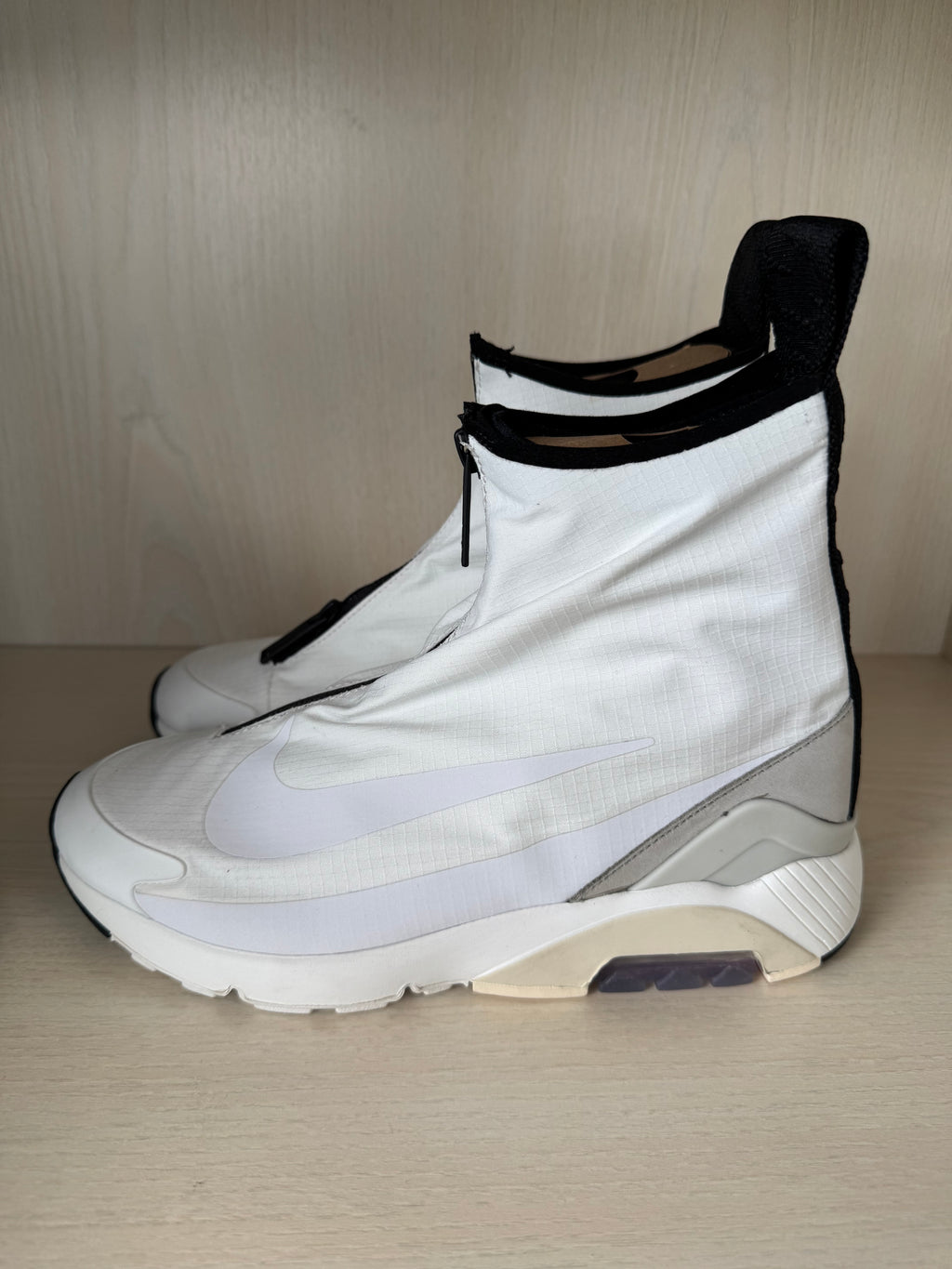 Nike x AMBUSH Air Max 180 Hi White/Pale Grey EU 37.5 Like New w/ Box