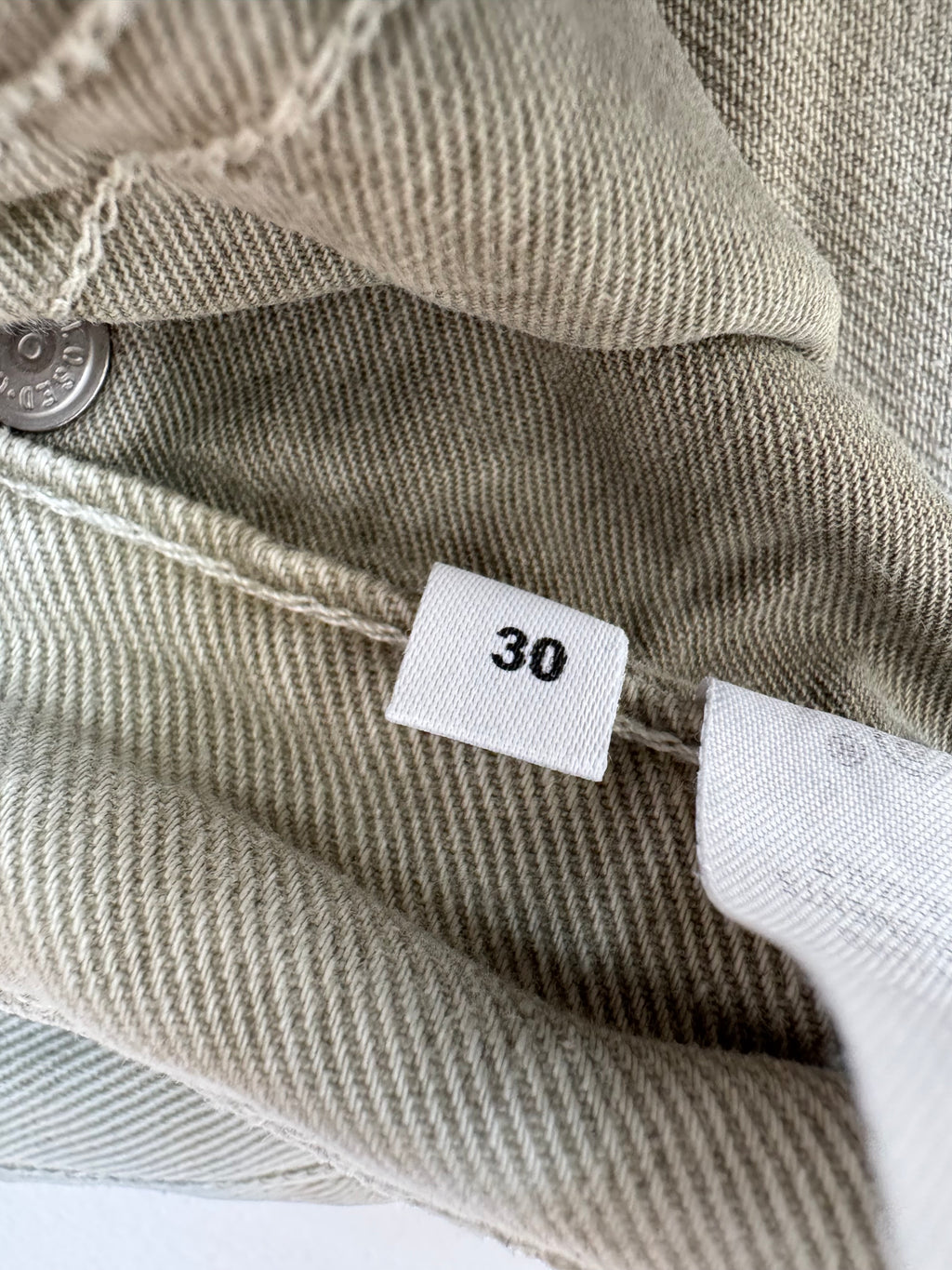 Closed „Unity Slim“ Damen Jeans, Gr. 30, stone beige, gebraucht, Made in Italy
