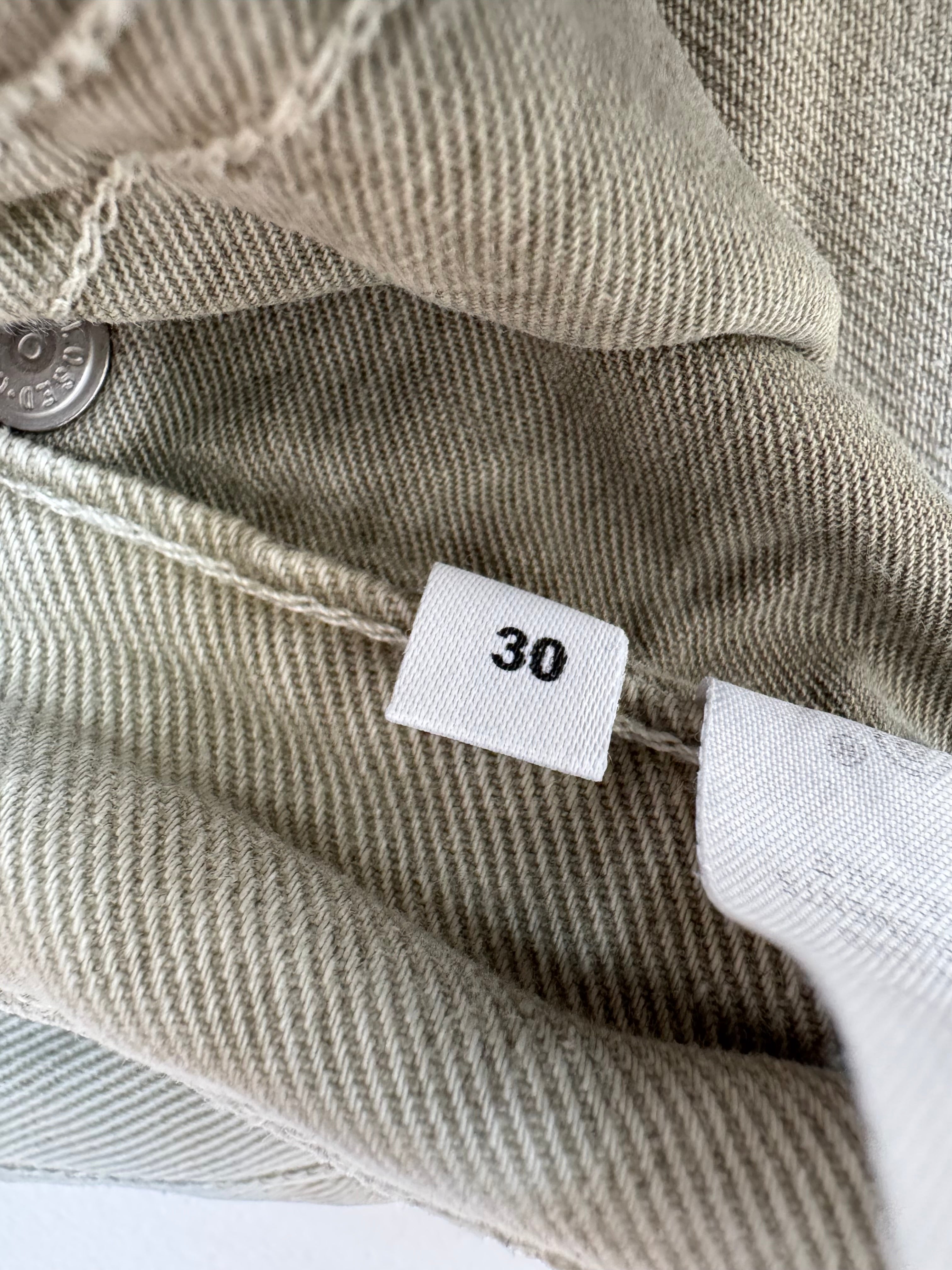 Closed „Unity Slim“ Damen Jeans, Gr. 30, stone beige, gebraucht, Made in Italy