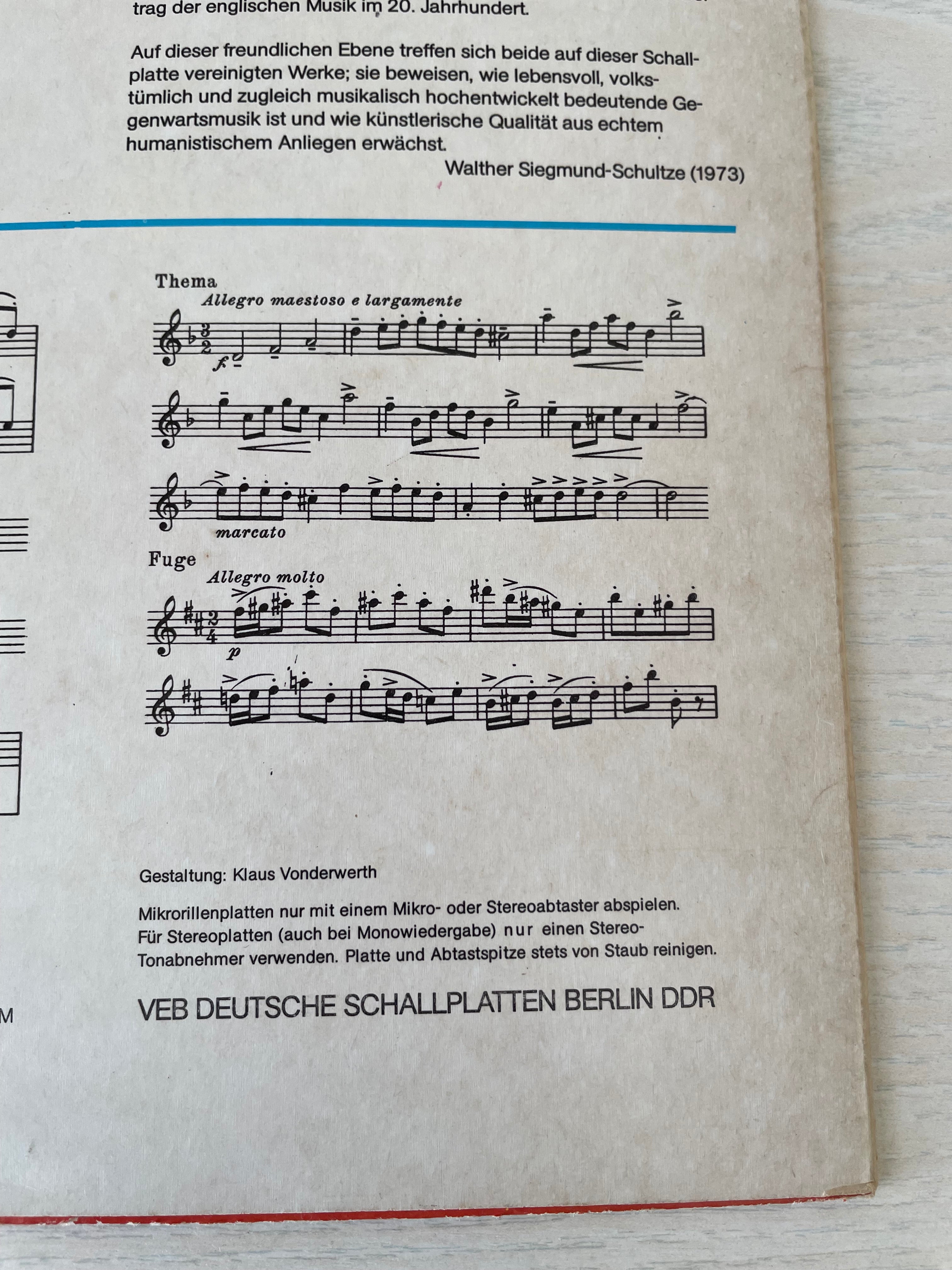 ETERNA LP – Prokofjew „Peter und der Wolf“ / Britten „Orchesterführer“ VG
