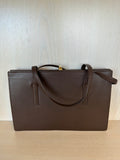 BOFCHA Structured Work Tote Braun Leder Medium Sehr Gut