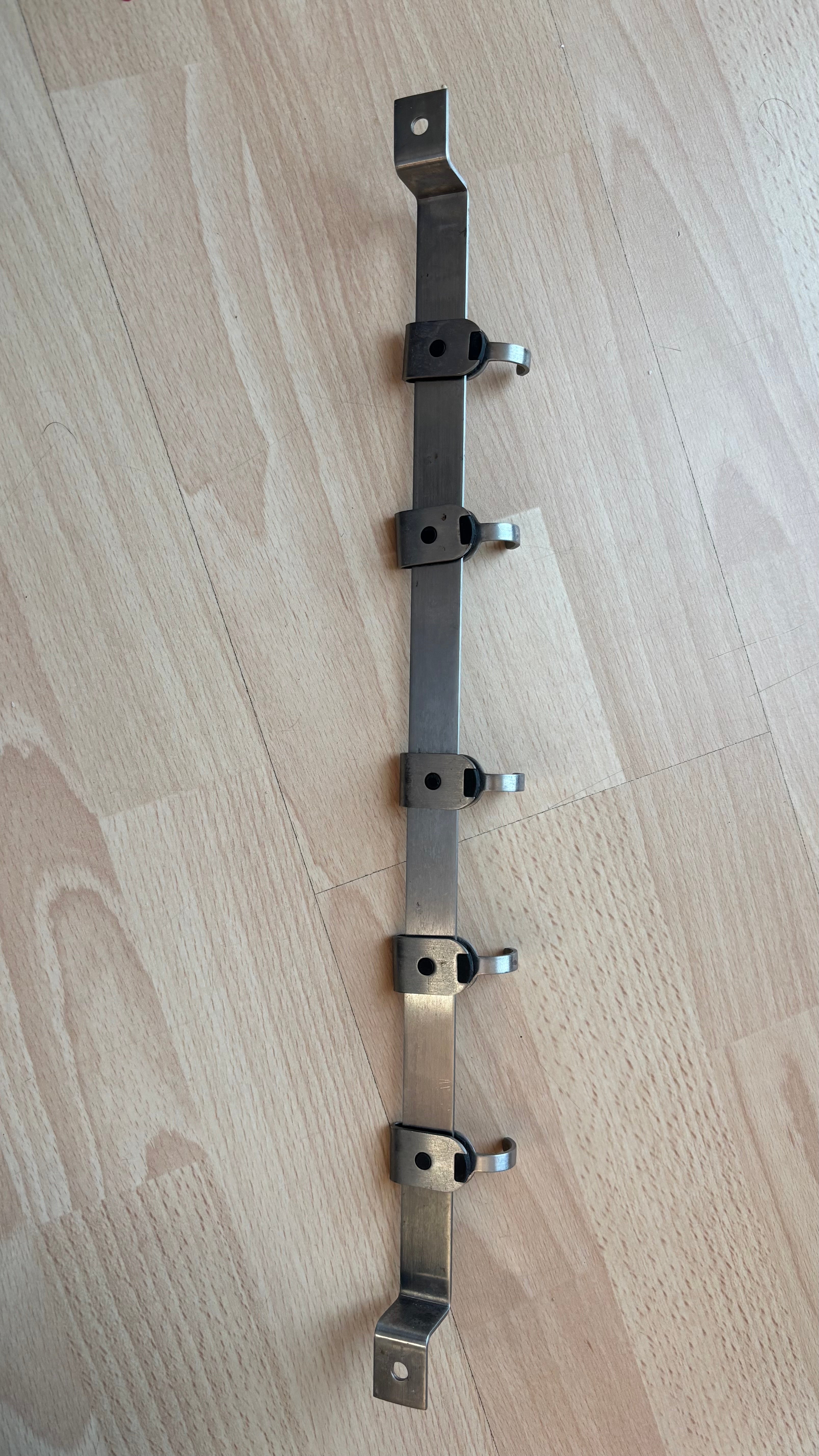 ZWILLING Hakenleiste Edelstahl 70cm, 6 Haken, Silber, Gebraucht