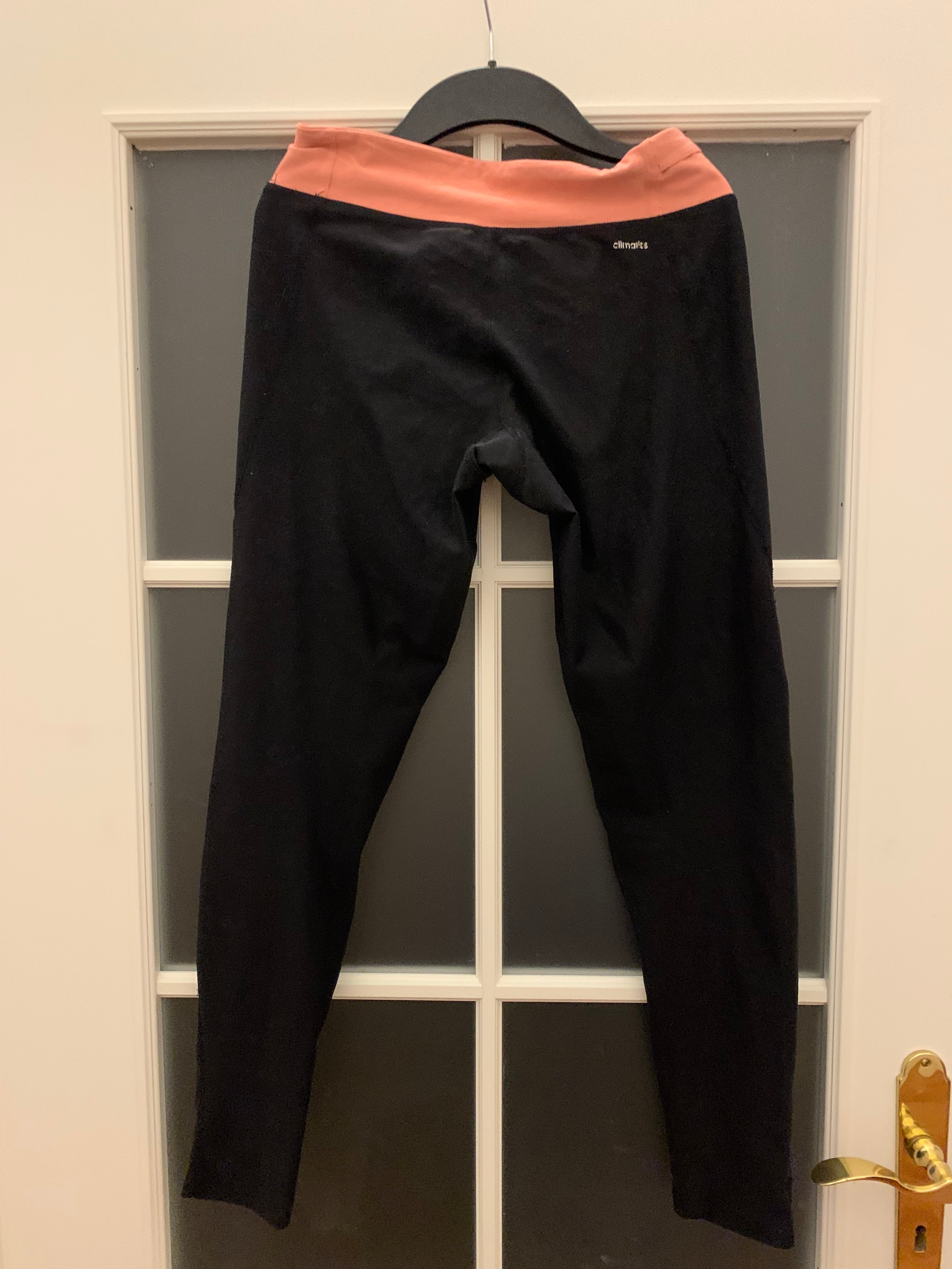 Adidas Climalite Leggings | Damen S (EU 34/36) | Schwarz/Pink | Sehr gut