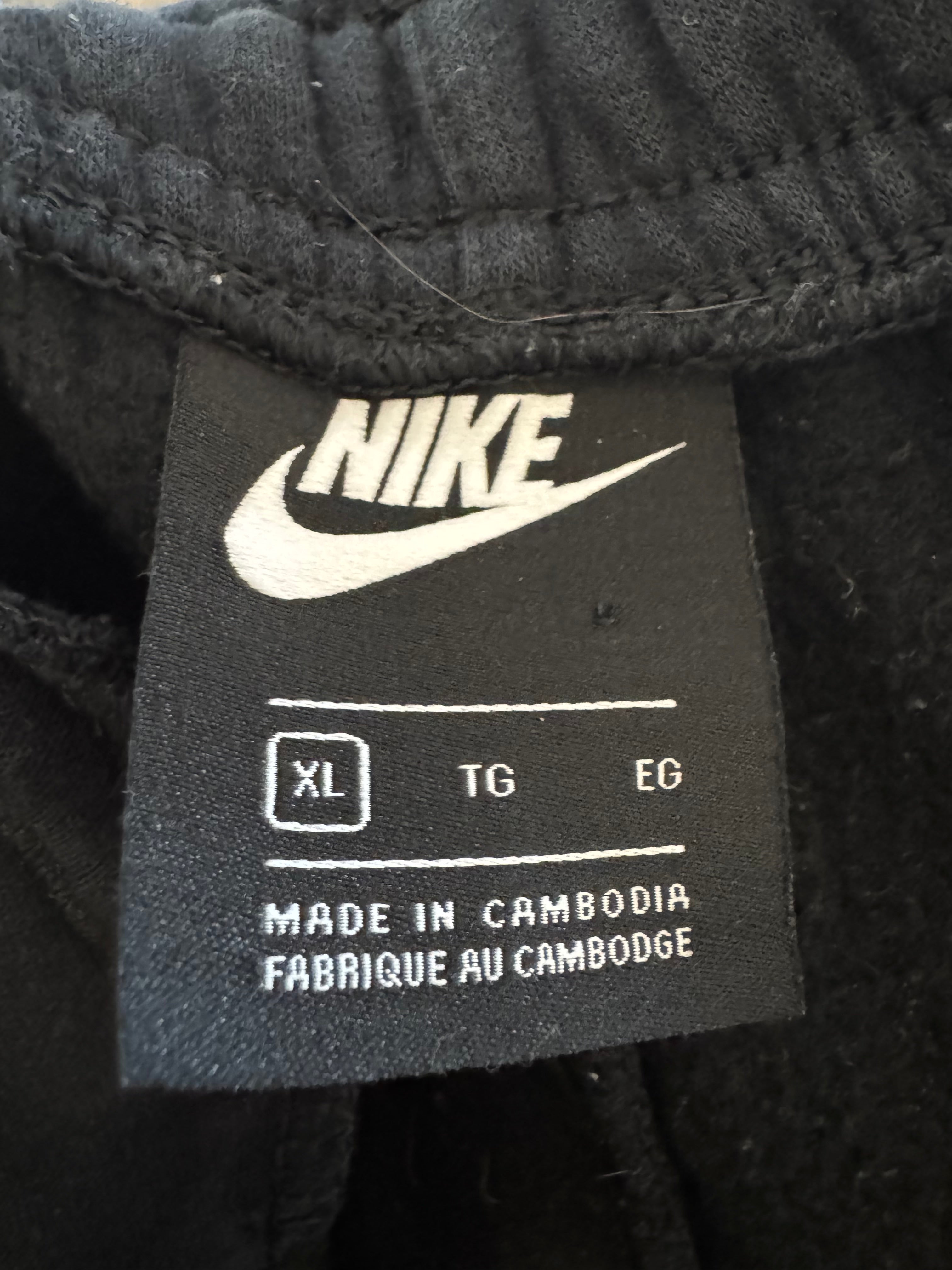 Nike Sportswear Club Fleece Joggers Black XL, Good Condition