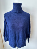 & Other Stories Paris Atelier Rollkragenpullover – Navy, XS, Sehr Gut