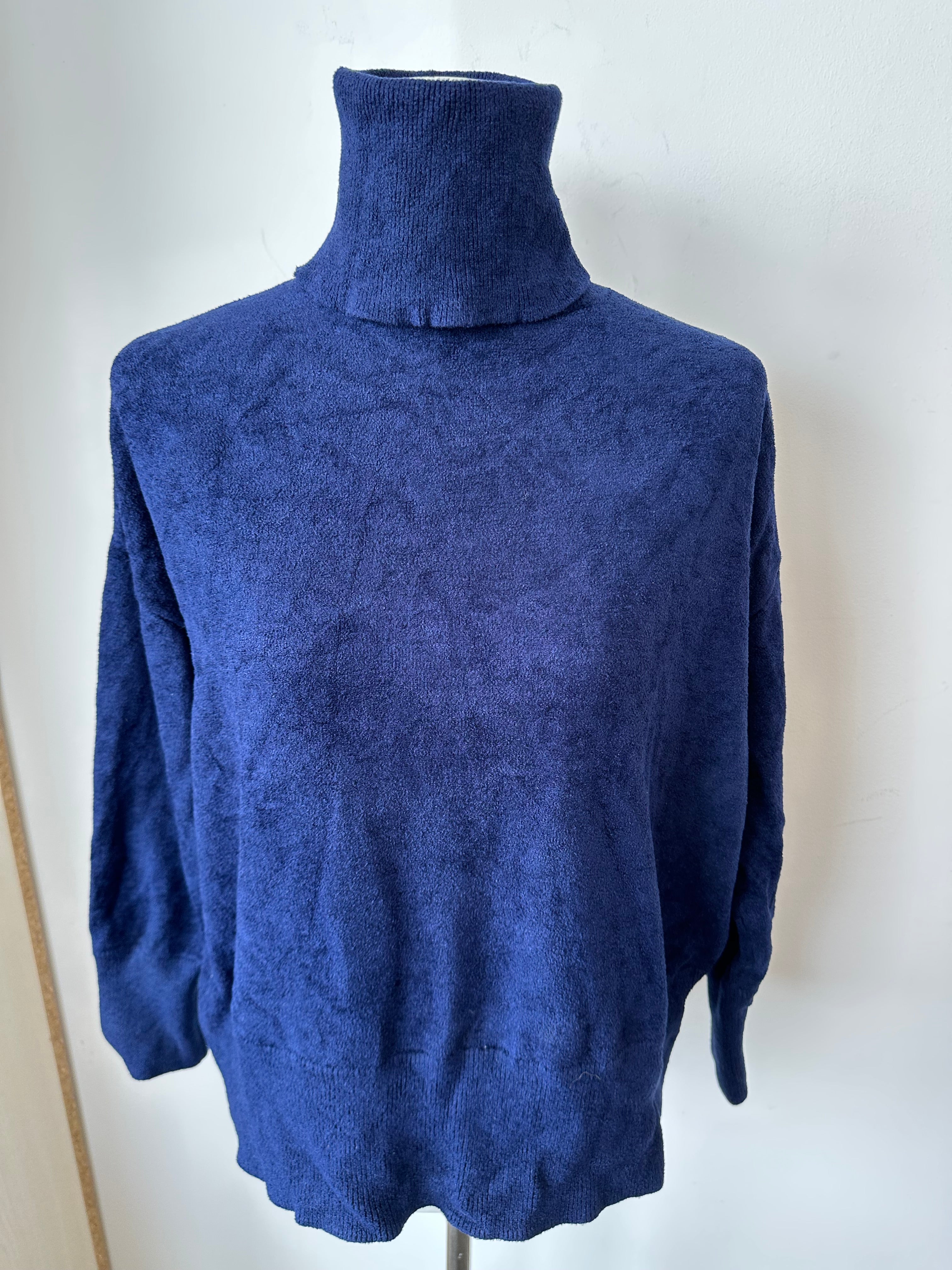 & Other Stories Paris Atelier Rollkragenpullover – Navy, XS, Sehr Gut