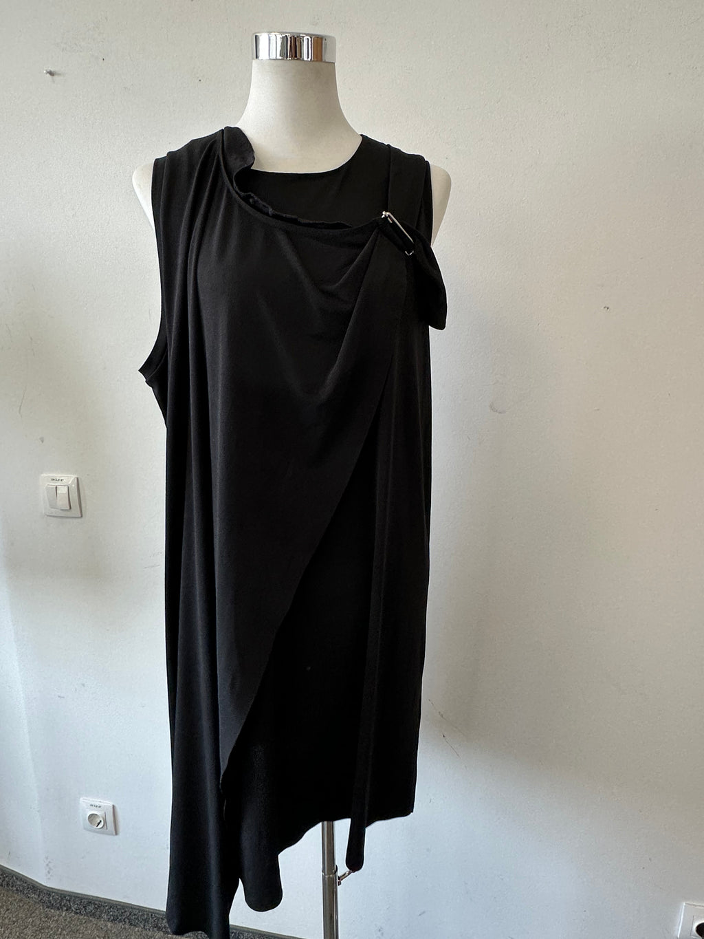 By Malene Birger Junni Kleid – Schwarz, Gr. XL, Guter Zustand, 98 cm Lang
