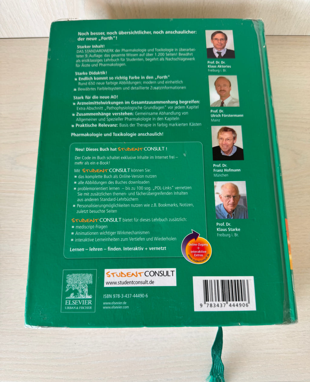 Allgemeine und Spezielle Pharmakologie & Toxikologie, 9. Aufl., Wie Neu