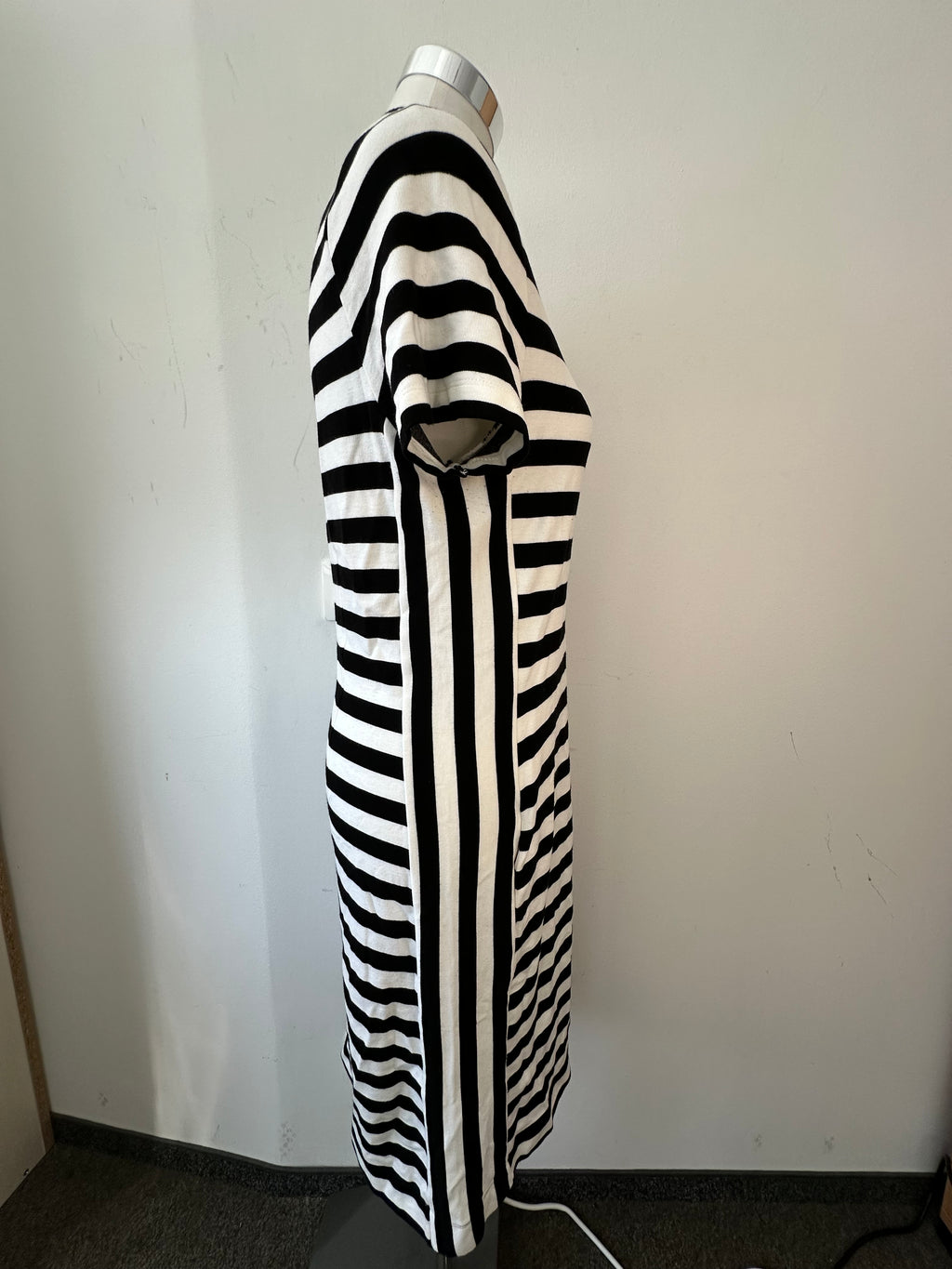 Claudia Sträter striped dress, black/white, size M, very good condition