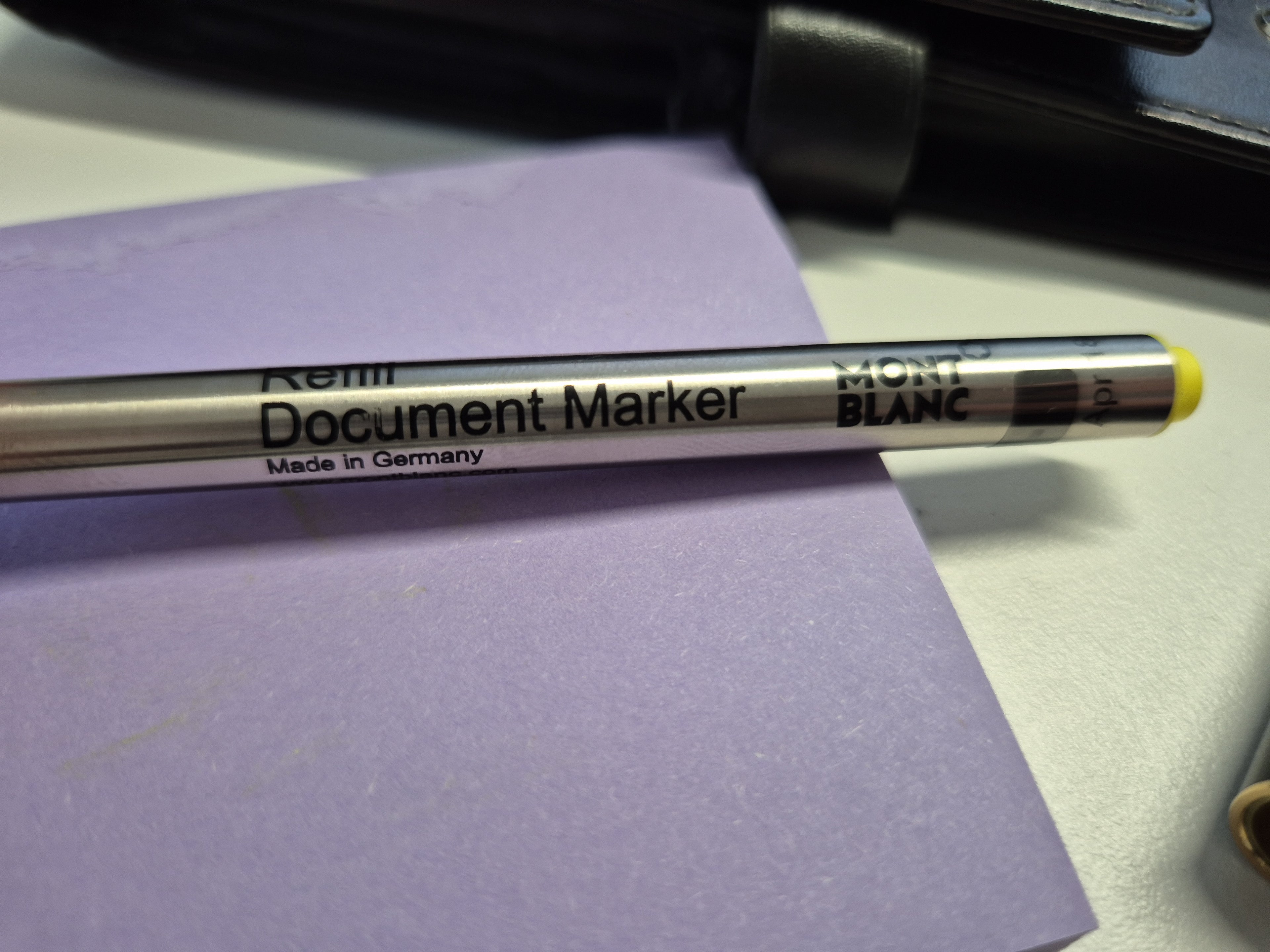 Montblanc Meisterstück LeGrand 166 Marker – Schwarz/Gold – Gebraucht, 14cm