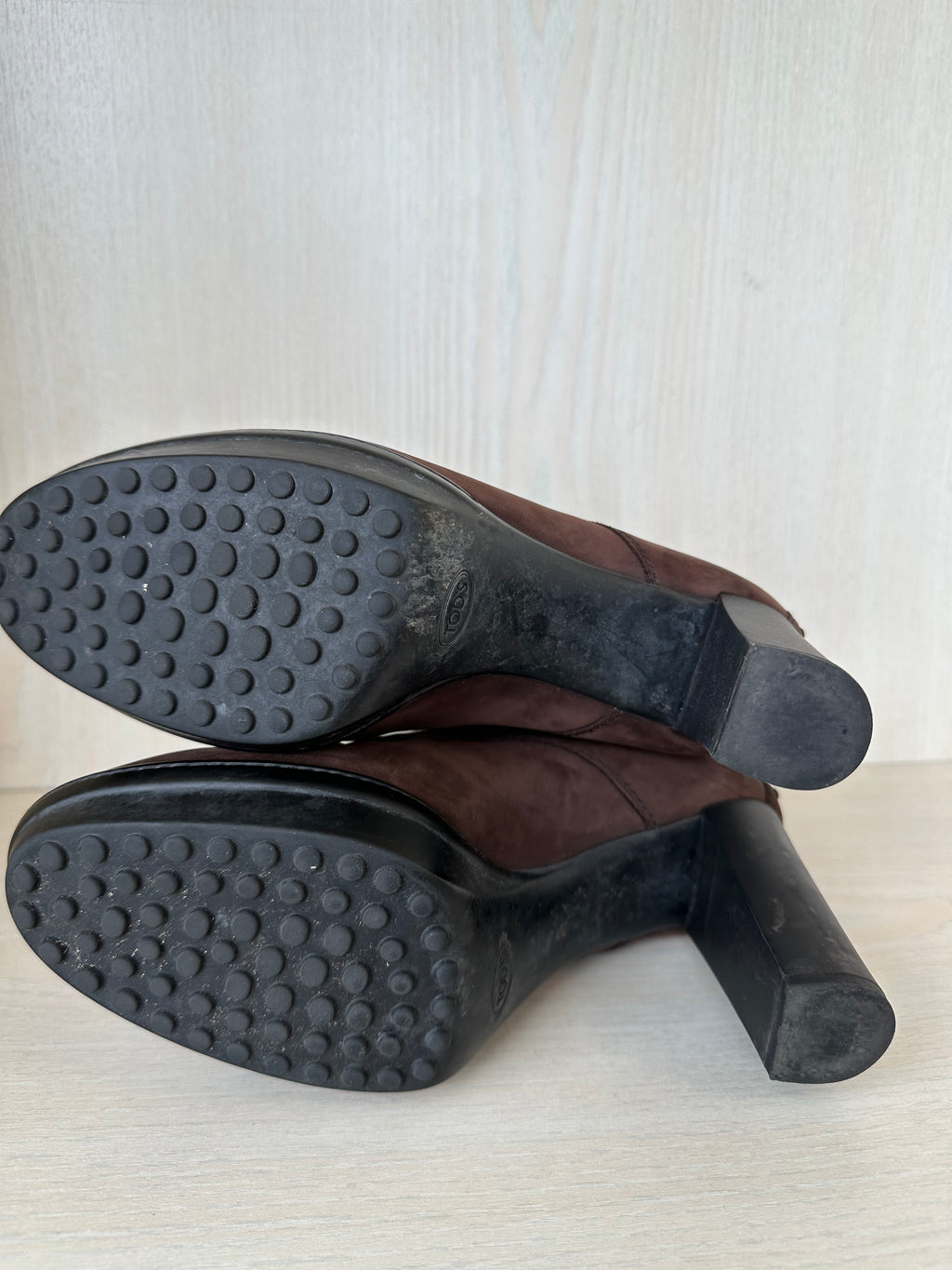 Tod’s Schnürstiefeletten – Wildleder, Braun, Größe 38, Gebraucht