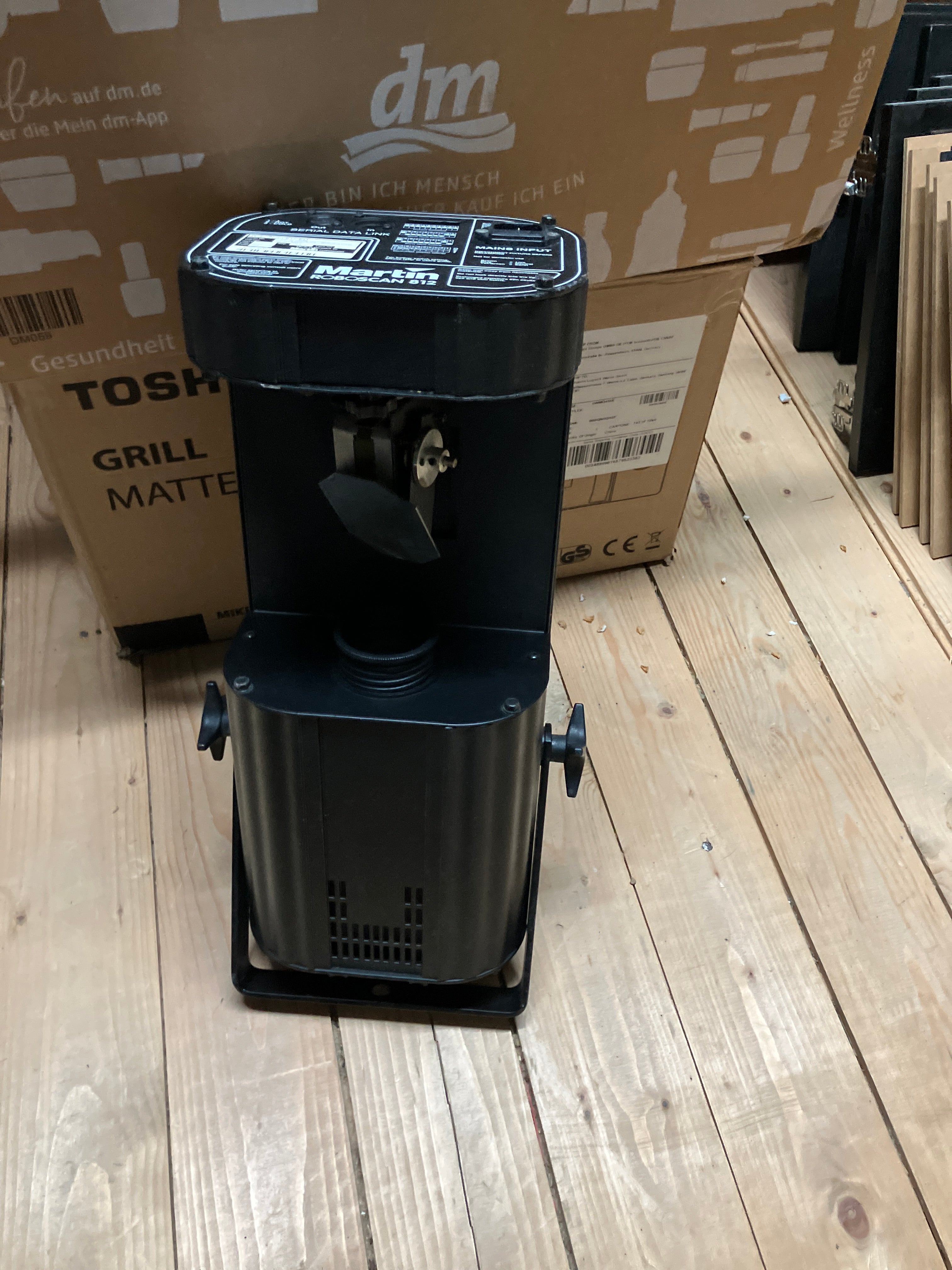Martin Roboscan 812 EU Mirror Scanner 150W HTI Black Very Good Condition