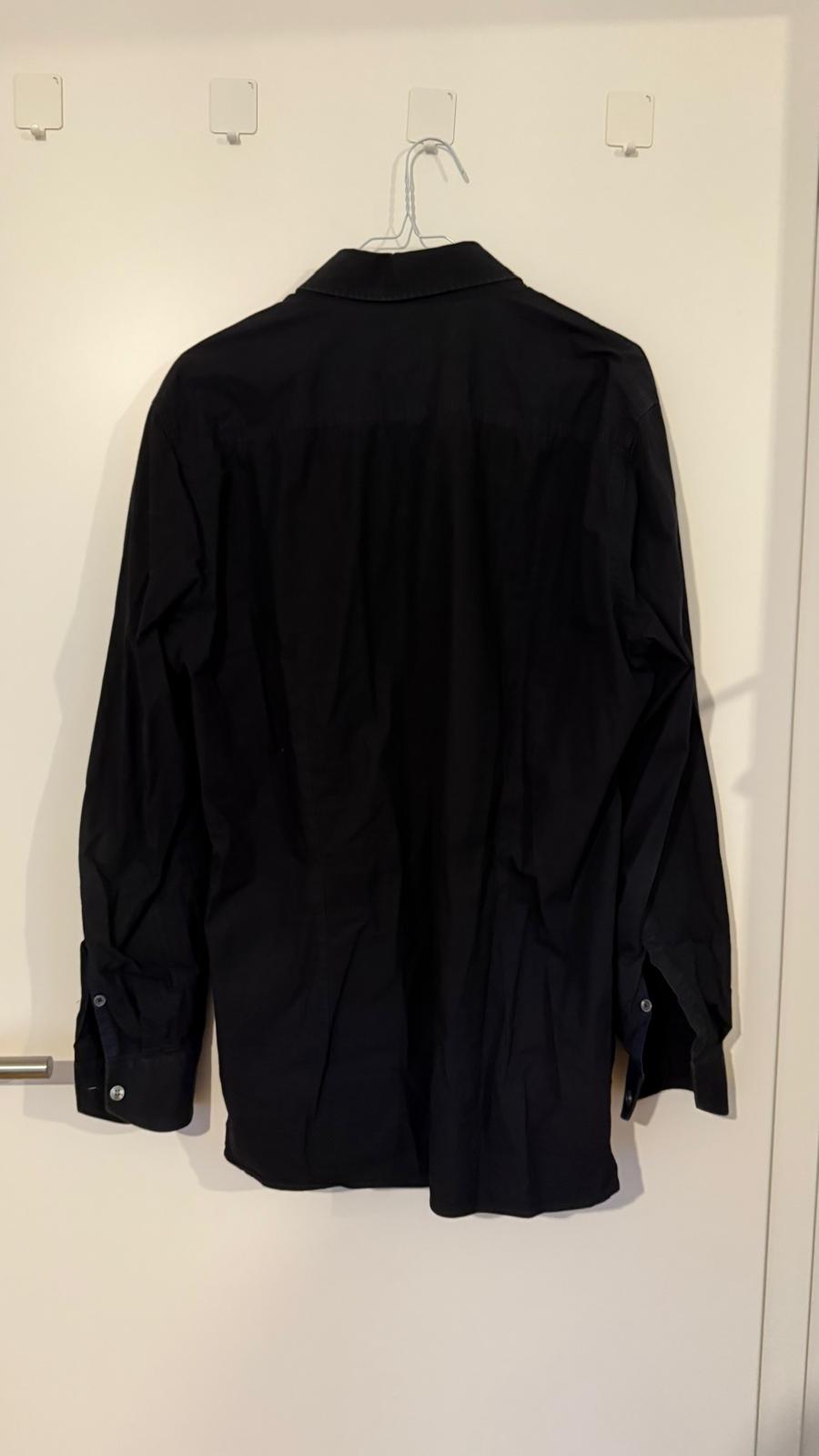MNG MAN Slim Fit Hemd, Schwarz, Gr. L (EU)/M (US), Gebraucht