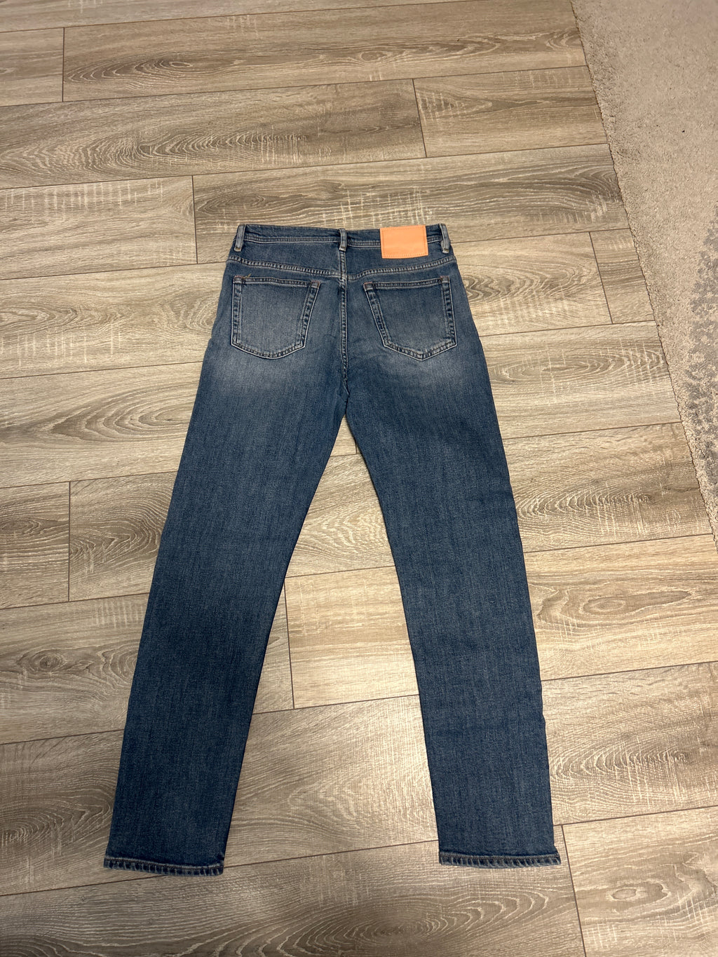 Acne Studios River Mid Blue Jeans W30 L34 – Sehr guter Zustand, Made in Italy