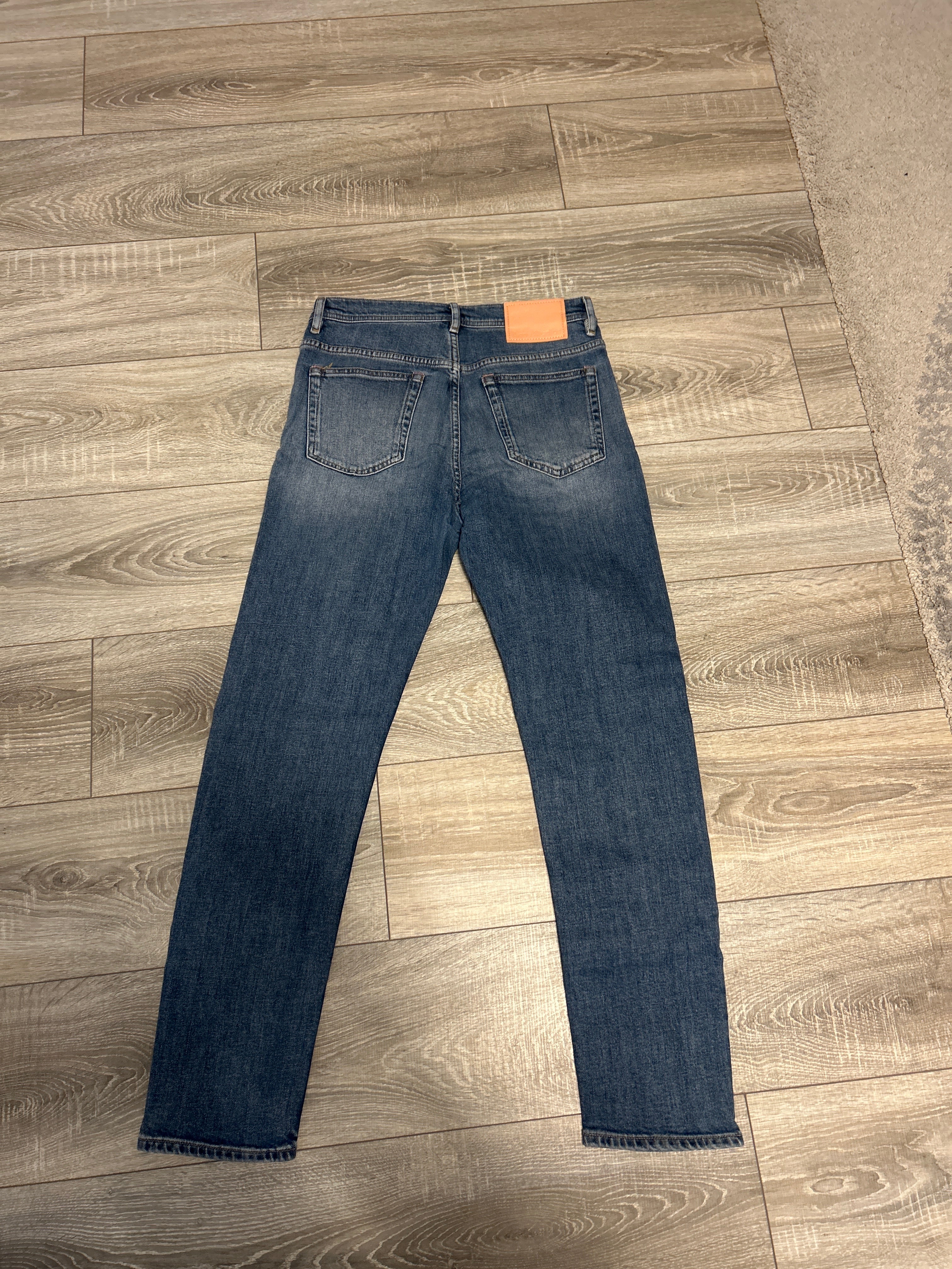 Acne Studios River Mid Blue Jeans W30 L34 – Sehr guter Zustand, Made in Italy