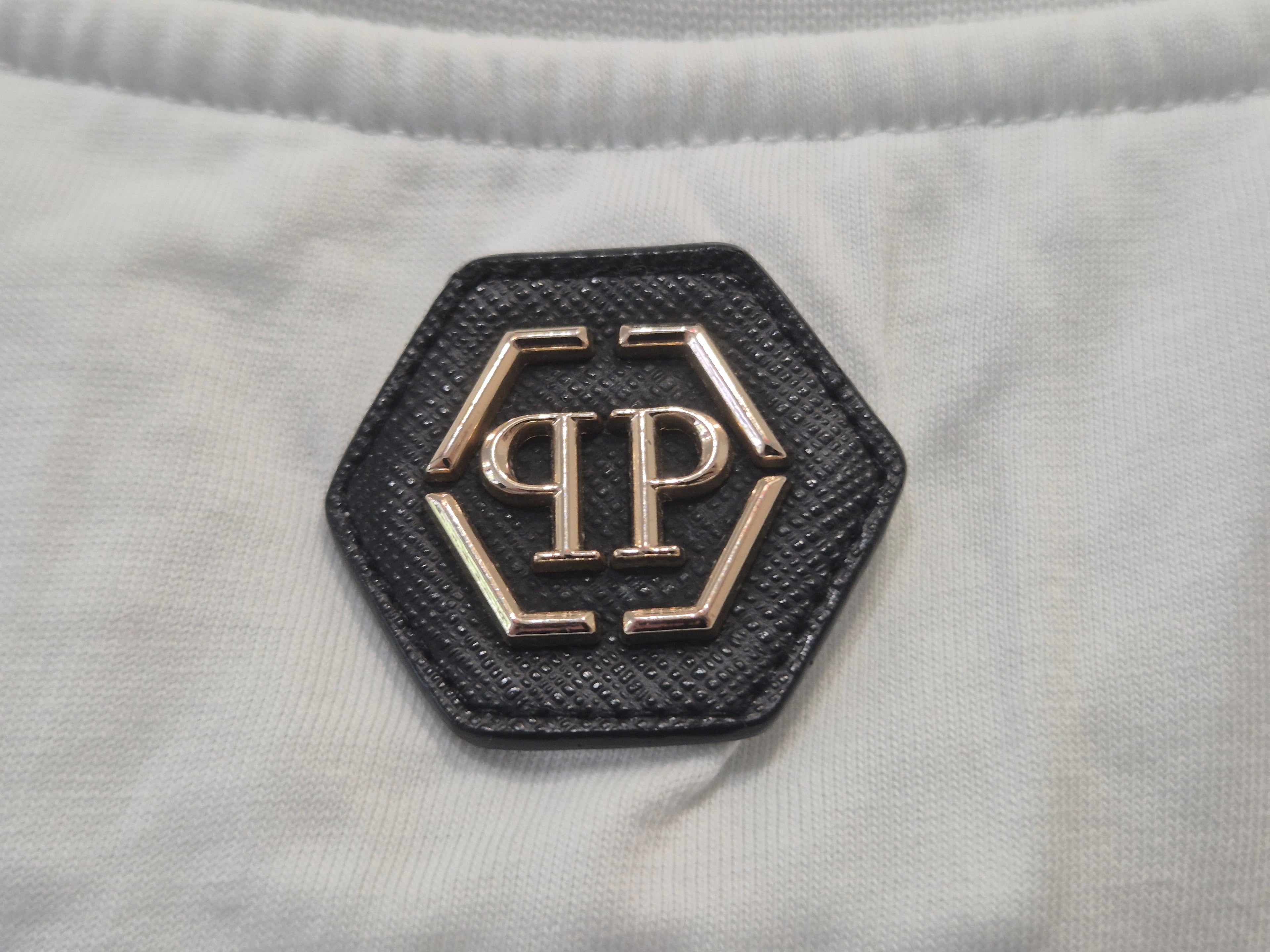 Philipp Plein Junior T-Shirt 152/12y – Teddy Bear & Crystals, White, Used