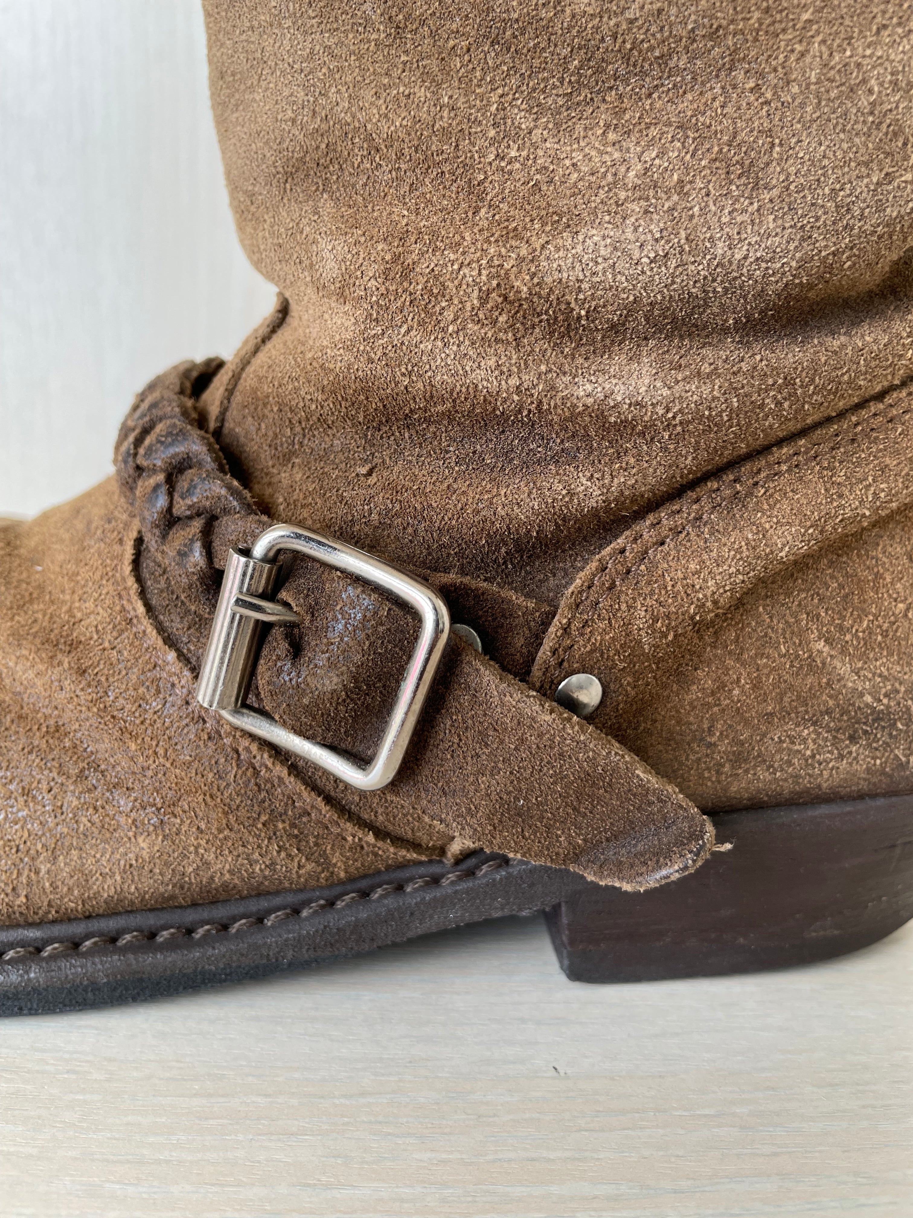 Golden Goose Biker-S Boots | EU 38 | Braun Wildleder | Exzellent