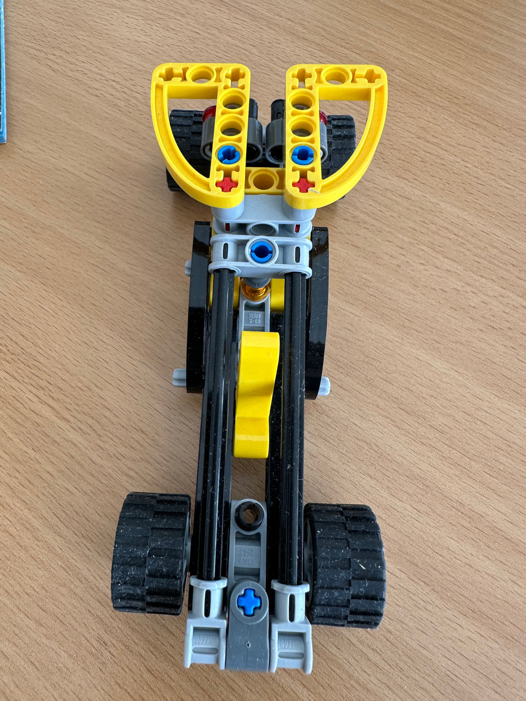 LEGO Technic 8290 Mini Telehandler Forklift Black/Yellow Small Very Good