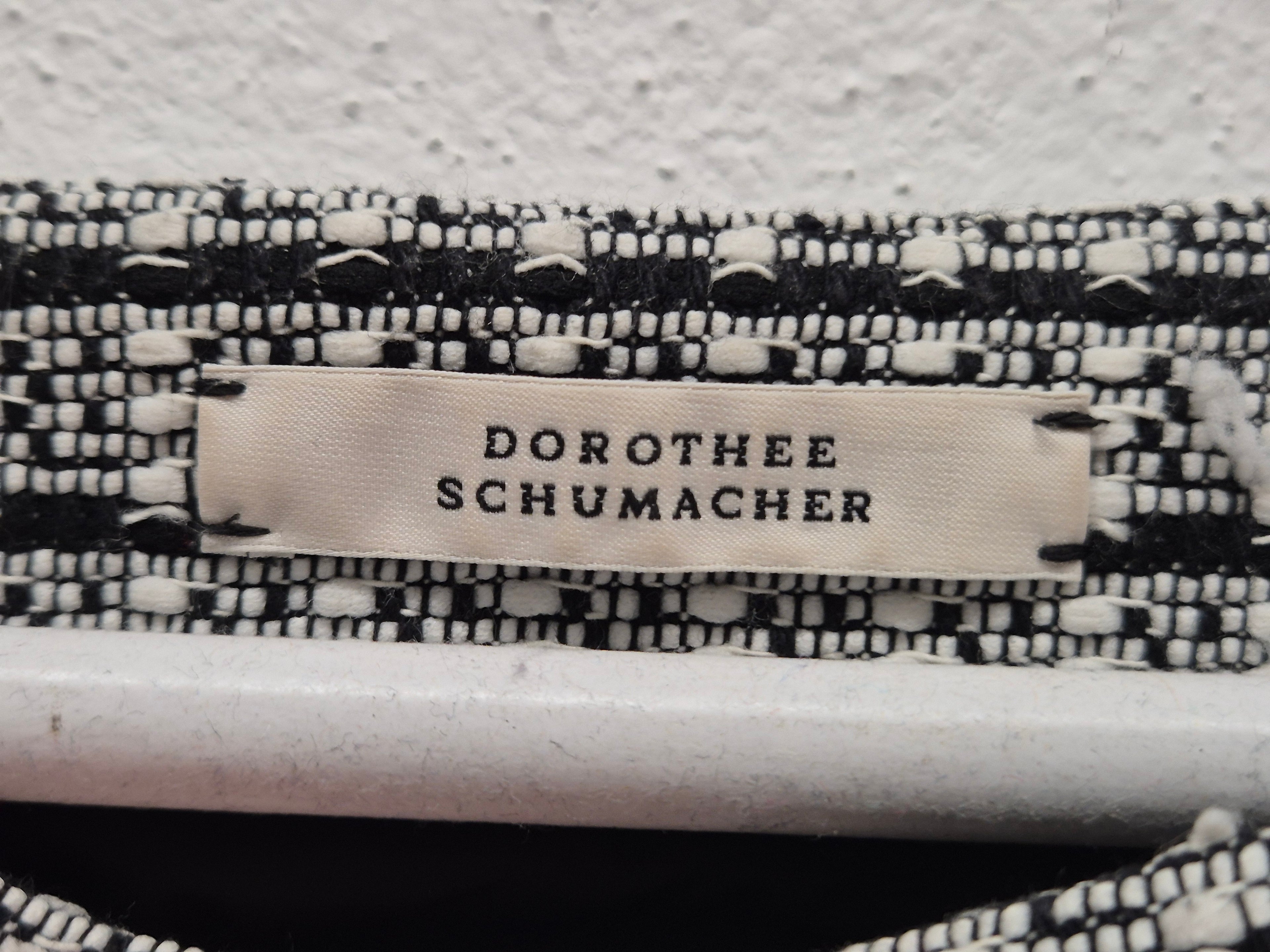 Dorothee Schumacher Plaid Tweed Minirock, Gr. M, Schwarz/Weiß, Sehr gut