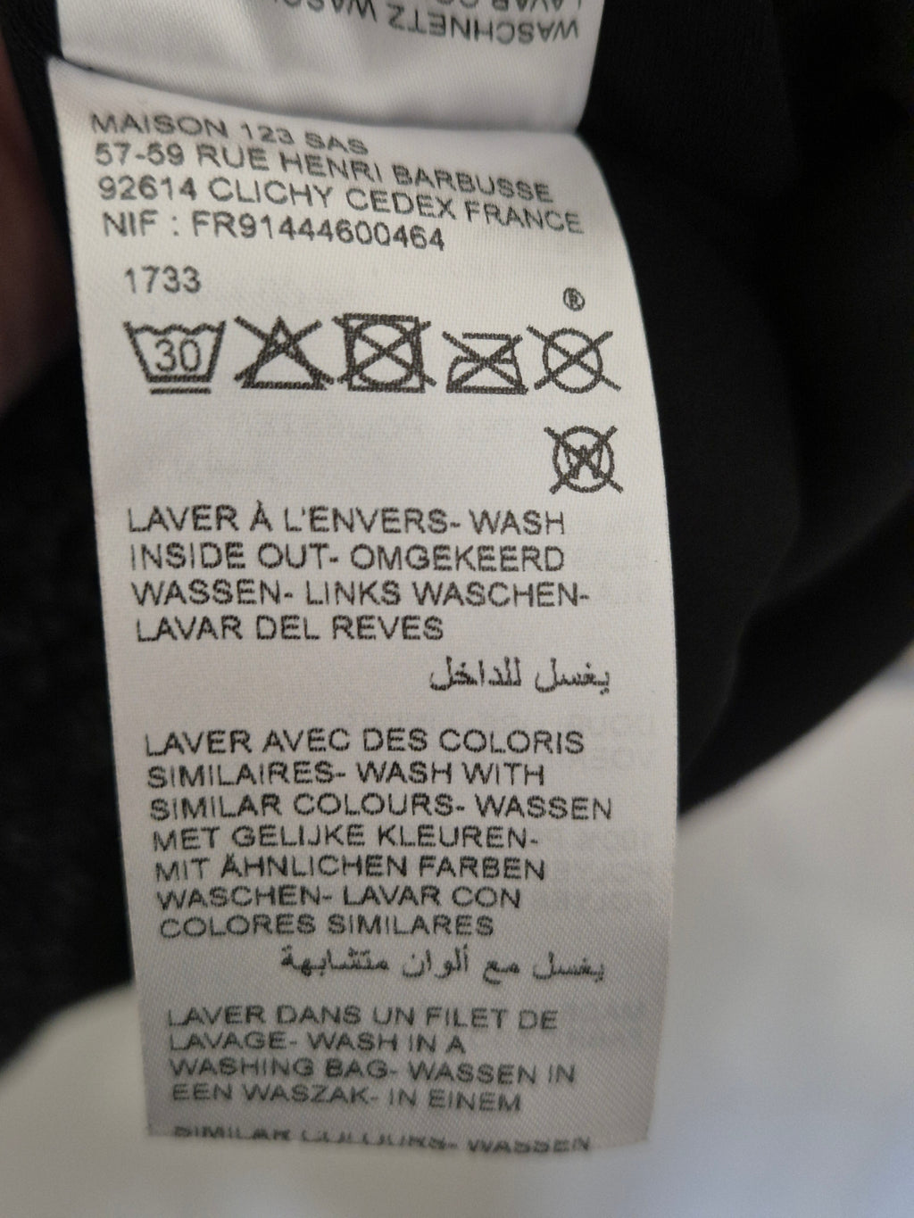 Maison 123 Charme R Paillettenkleid – Schwarz, Gr. DE 42 FR 44, Neu