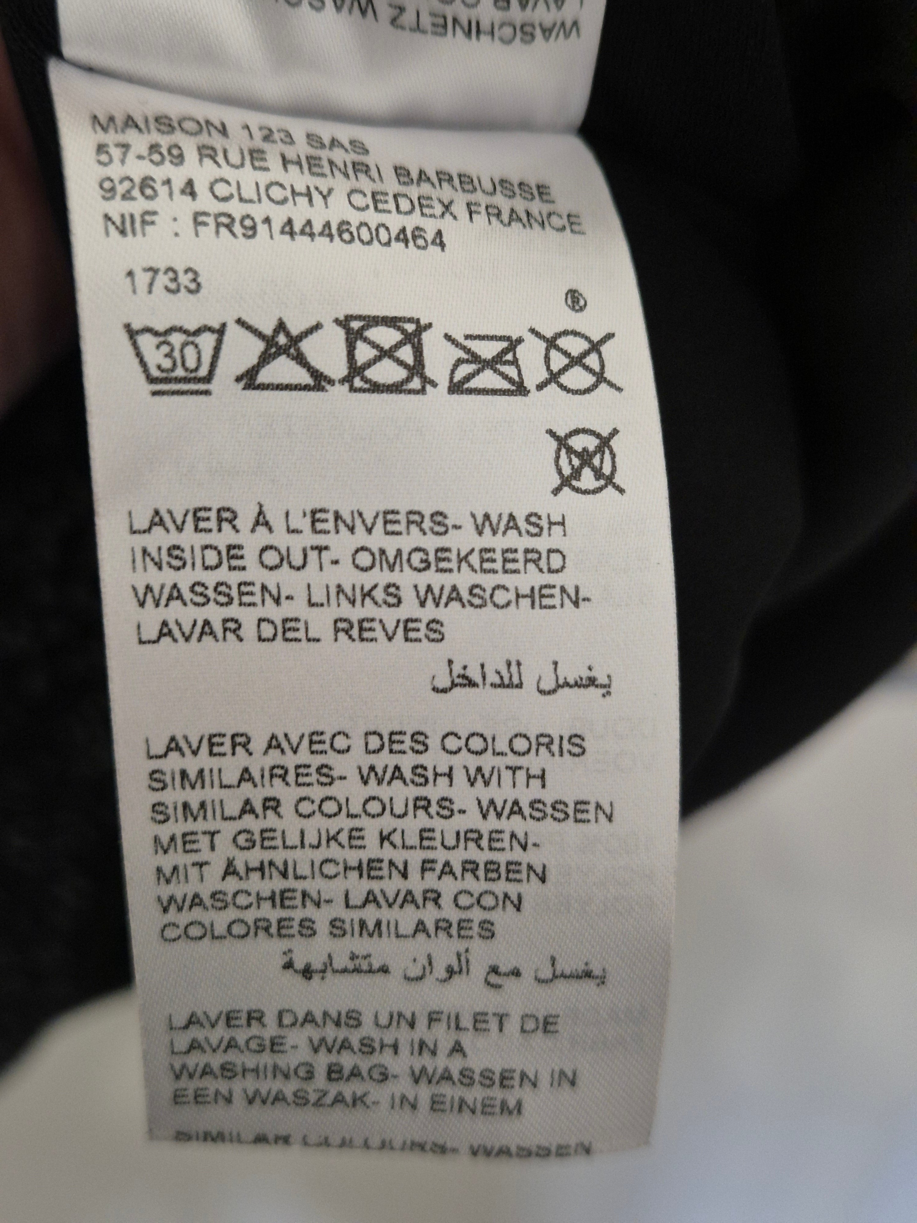 Maison 123 Charme R Paillettenkleid – Schwarz, Gr. DE 42 FR 44, Neu