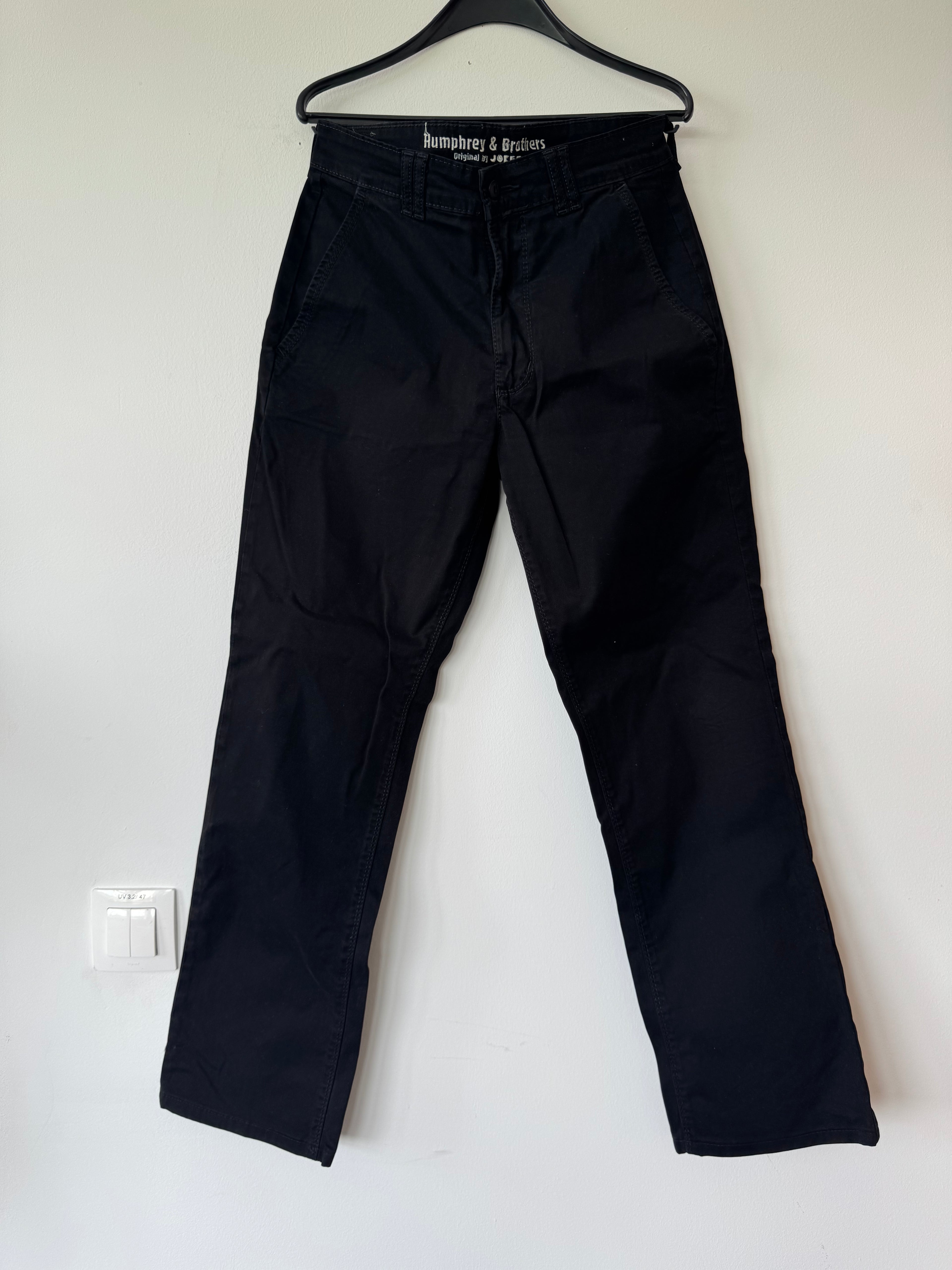 Humphrey & Brothers Joker Chinohose – Schwarz, W30/L32, Sehr Gut