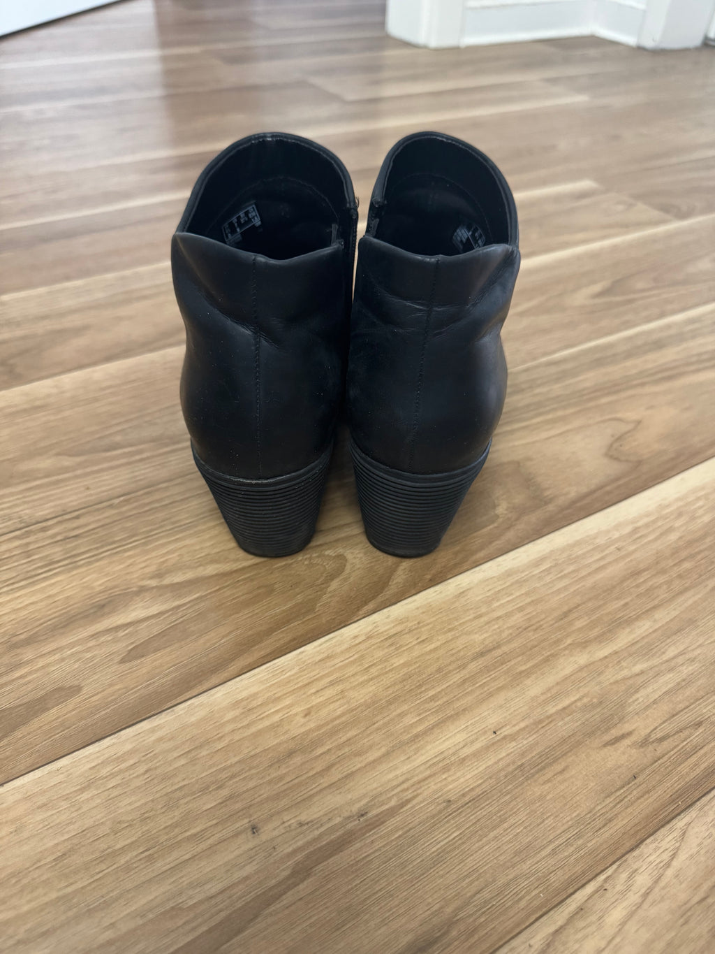 Clarks Unstructured Damen Leder Stiefeletten 37.5 Schwarz Gebraucht