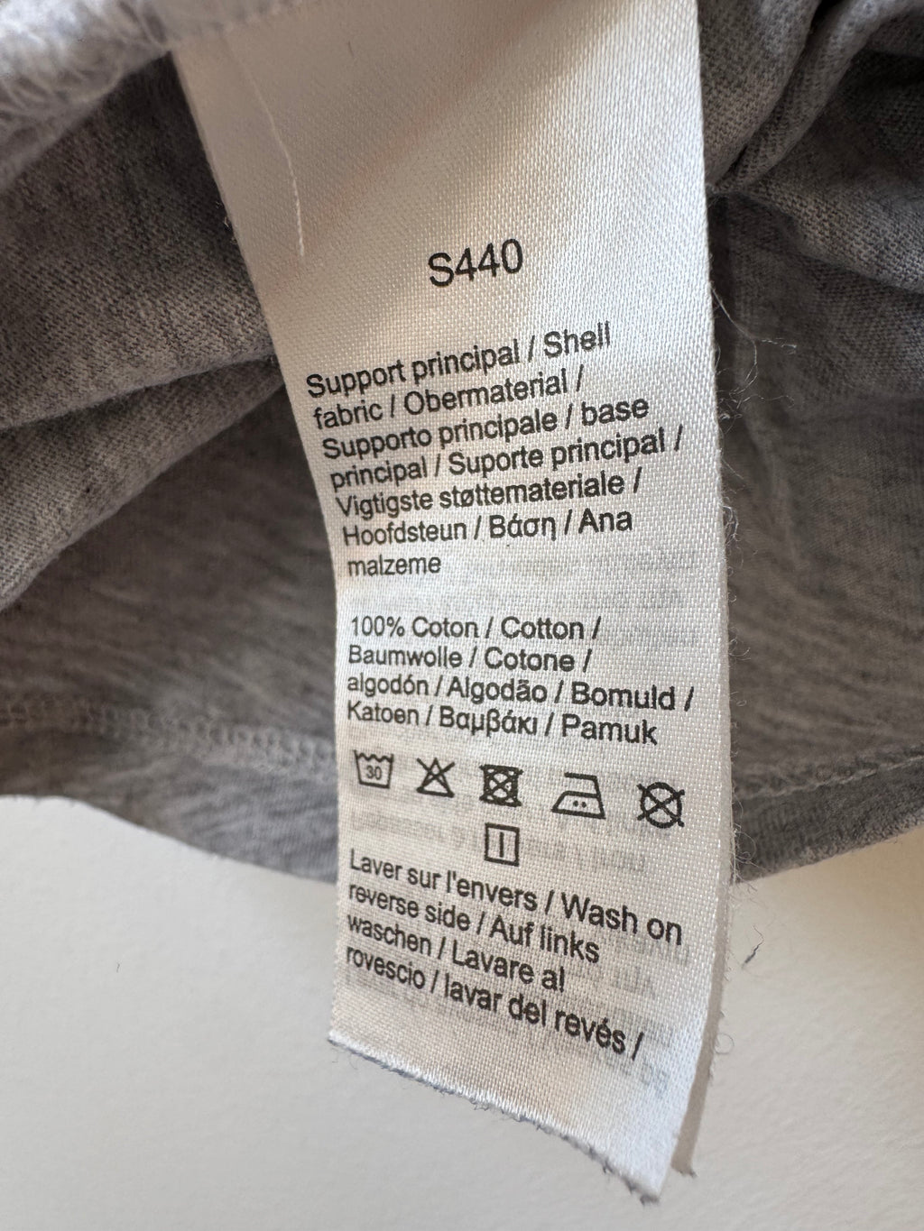Lacoste Regular Fit T-Shirt – Grau Meliert (Größe FR 4 / US M) Gebraucht