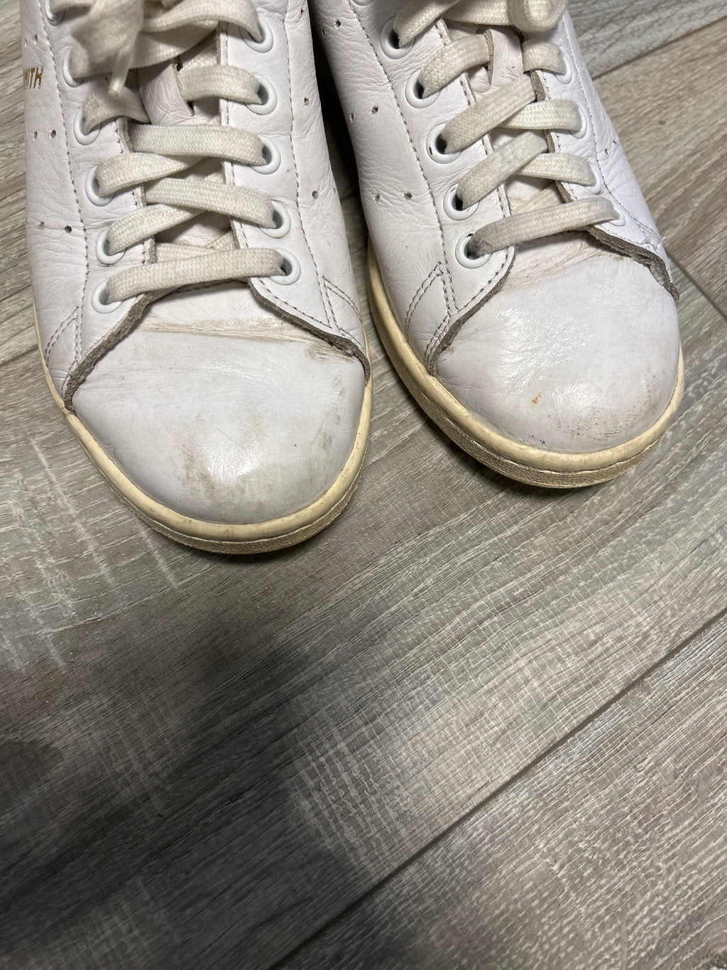 Adidas Stan Smith Lux – weiß, Gr. 38 2/3, Leder, guter Zustand