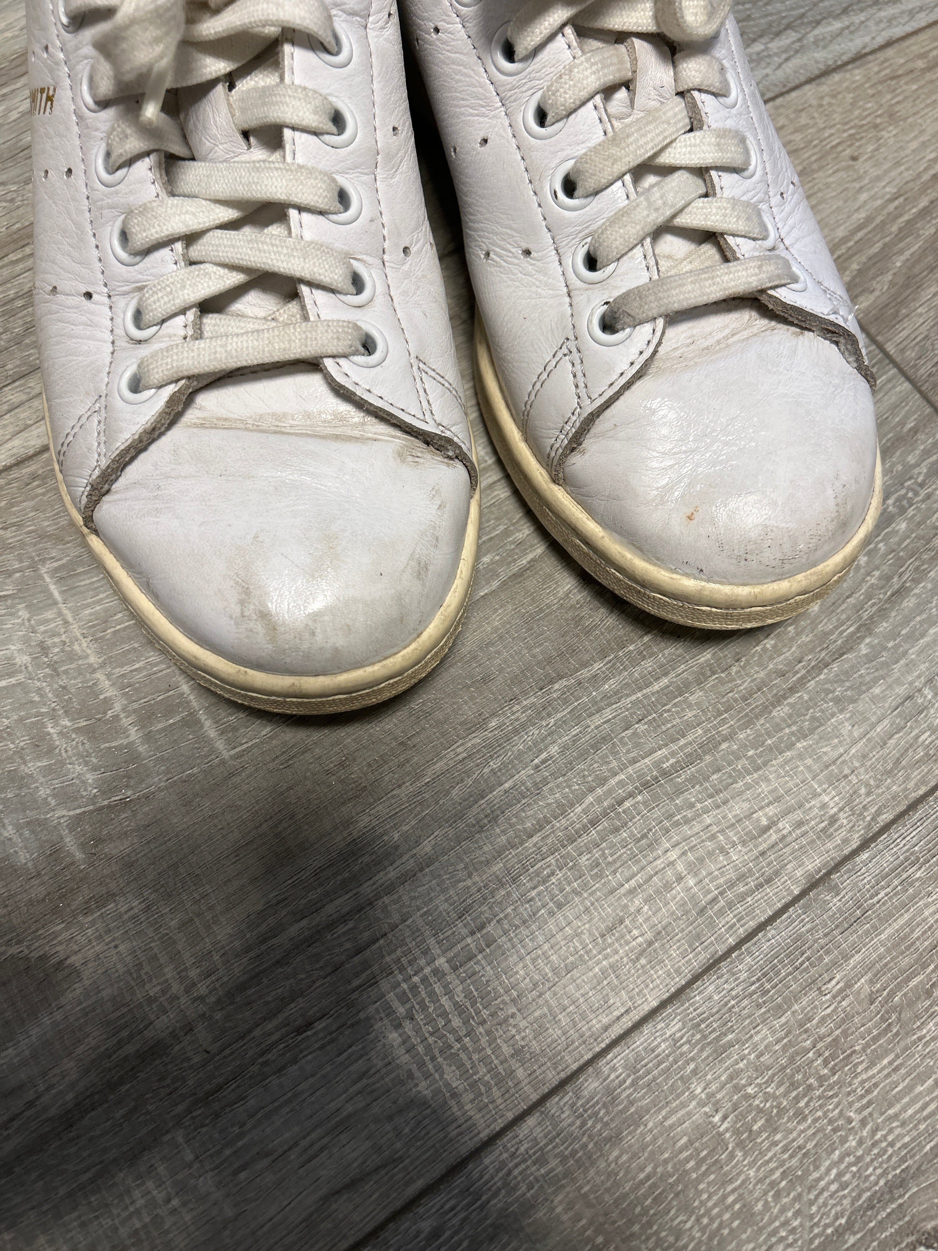 Adidas Stan Smith Lux – weiß, Gr. 38 2/3, Leder, guter Zustand