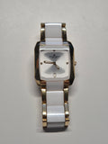 Jacques Lemans Dublin Ceramic 34mm Weiß/Gold – Guter Zustand