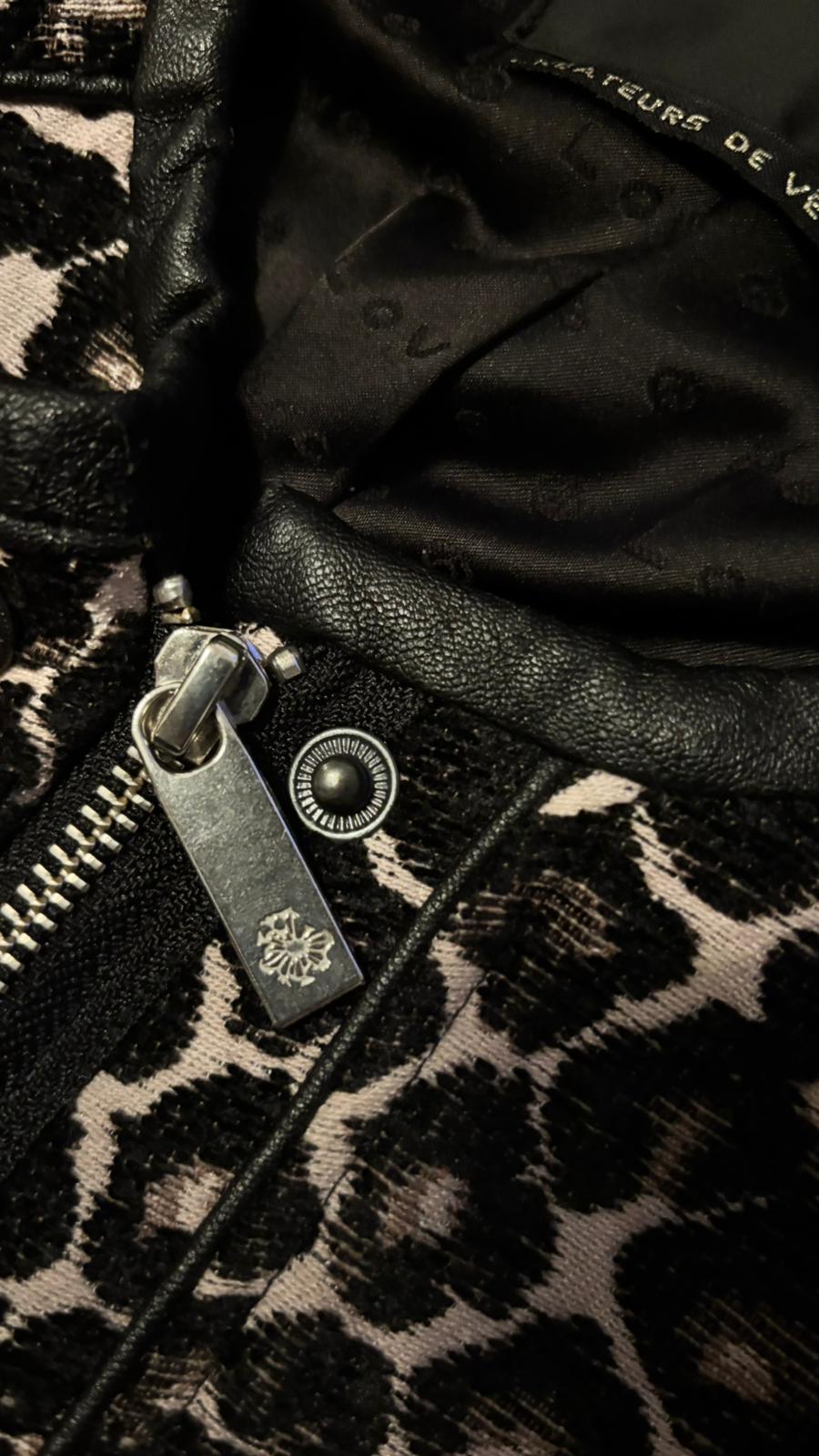 Maison Scotch Leopard Bomber Jacket, Size S, Leopard Print, Normal Use