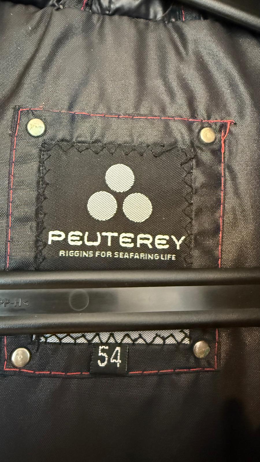 Peuterey Herren Daunenjacke IT 54 Schwarz | Gänsedaune | Guter Zustand