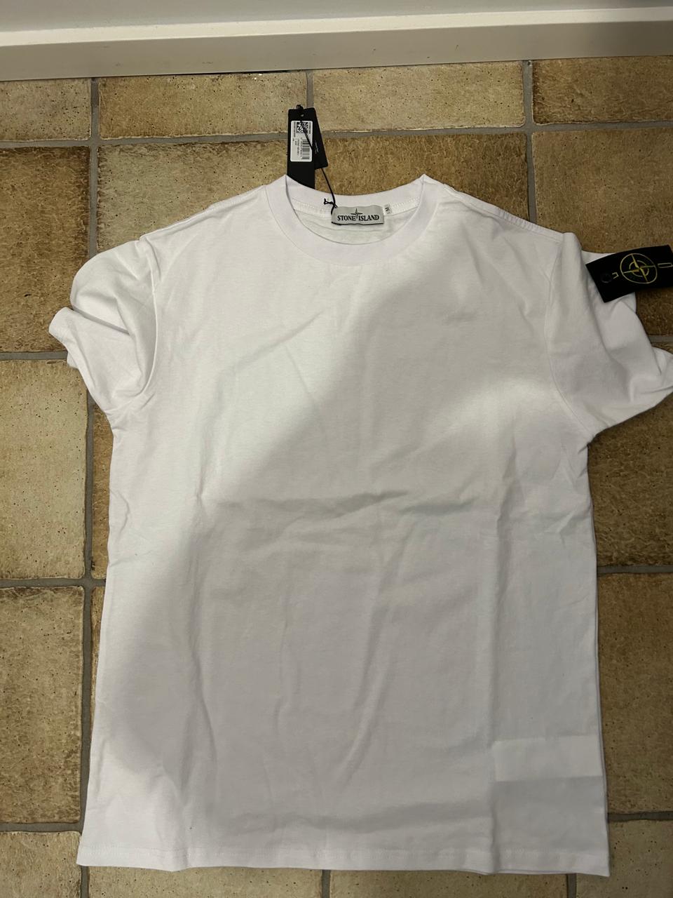 Stone Island Basic T-Shirt White M 100% Cotton New
