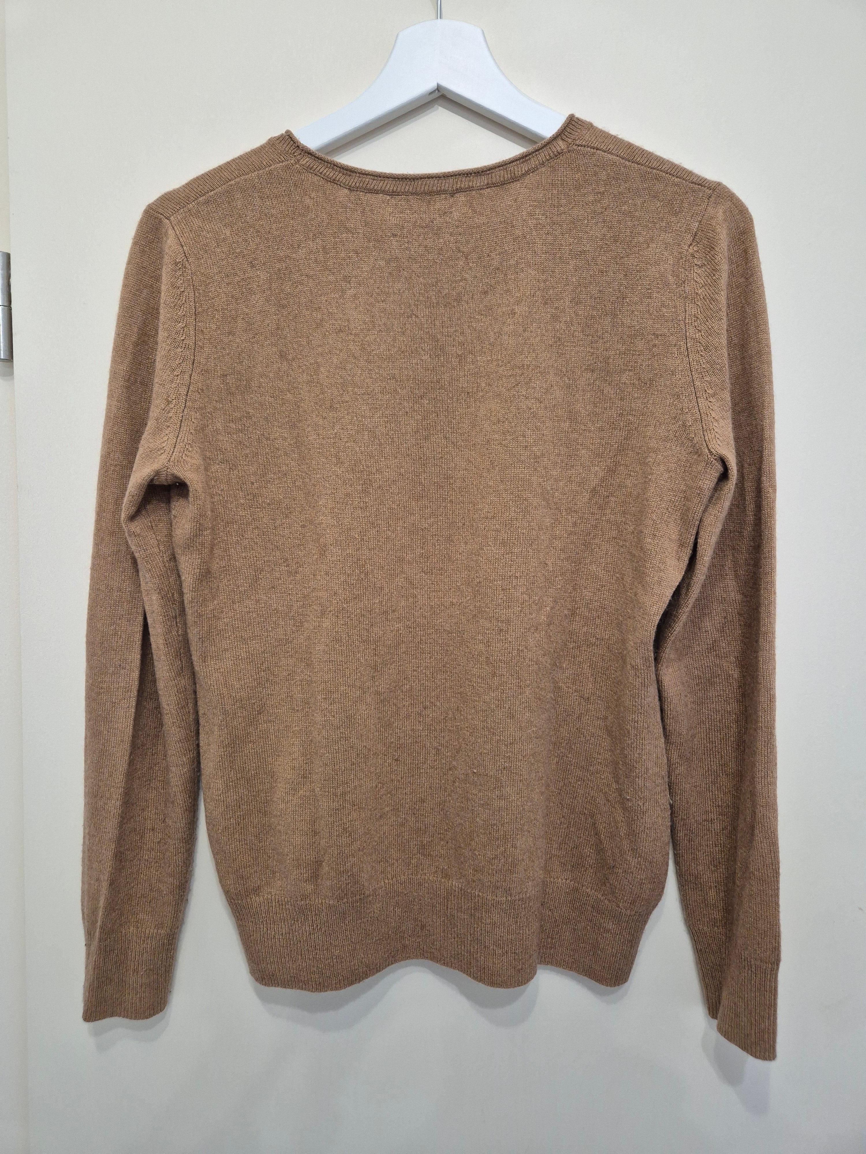 Galeria Damen Pullover – Seide/Kaschmir, Braun, Gr. 38 (M), guter Zustand
