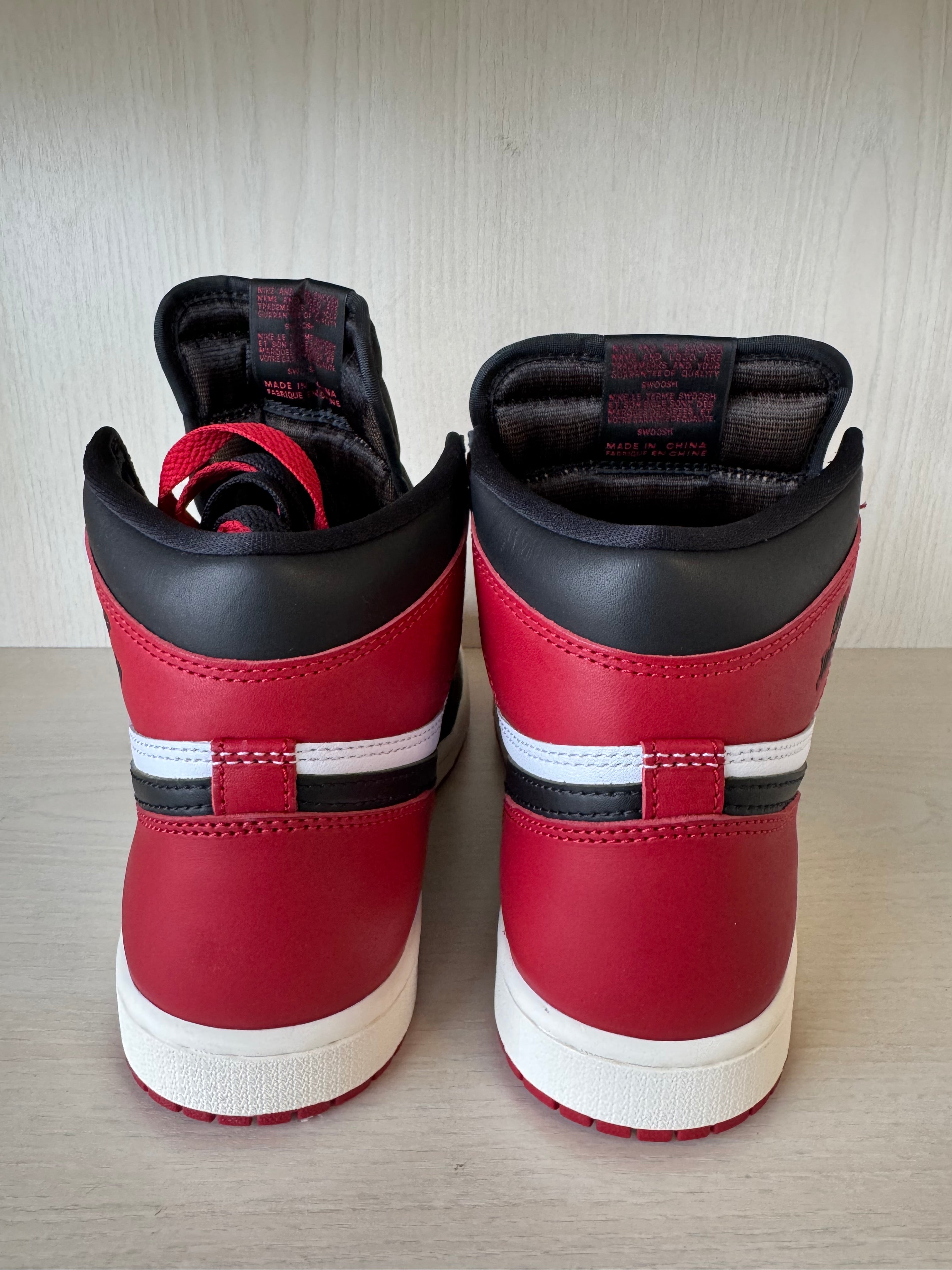 Nike Air Jordan 1 High OG Black Toe Reimagined EU 40 / US 7 Like New