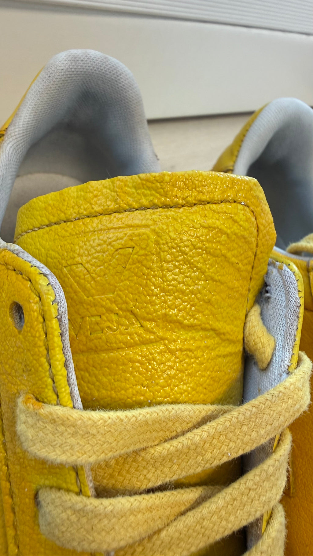 Veja x Mansur Gavriel Campo Leder Sneaker Gelb EU 37 Zustand Gut