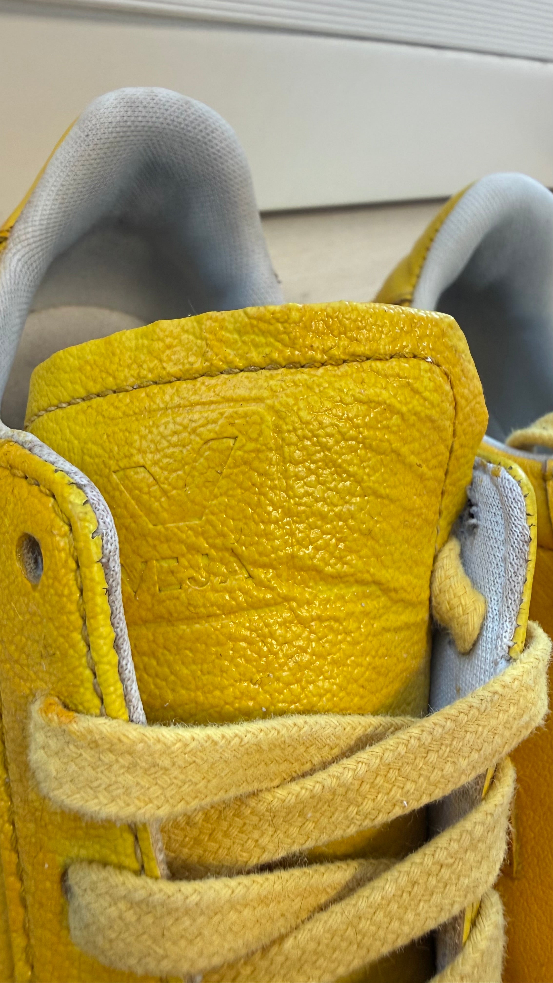 Veja x Mansur Gavriel Campo Leder Sneaker Gelb EU 37 Zustand Gut